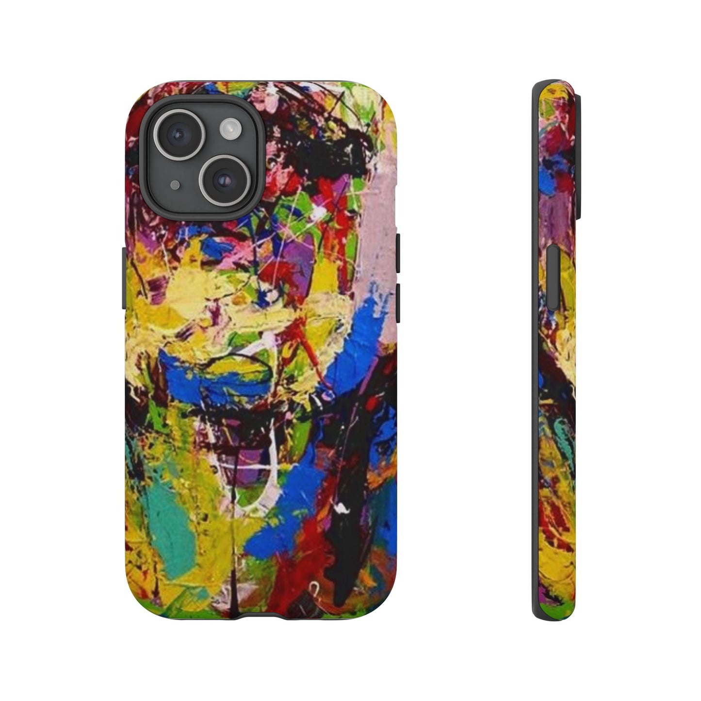 Vibrant Abstract Phone Case - Tough Cases for Bold Individuals