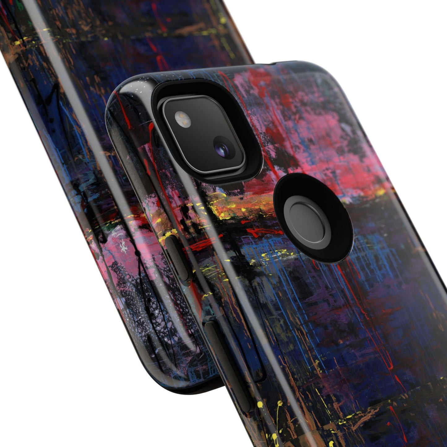 Artistic Tough Cases - Colorful Abstract Phone Case for Creative Souls- Illumination Image