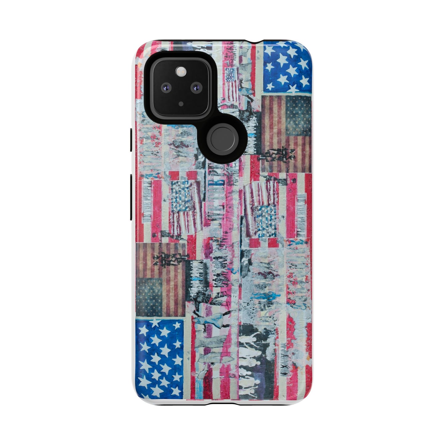 Patriotic Phone Case -We The People Image - Tough Cases with American Flag Design