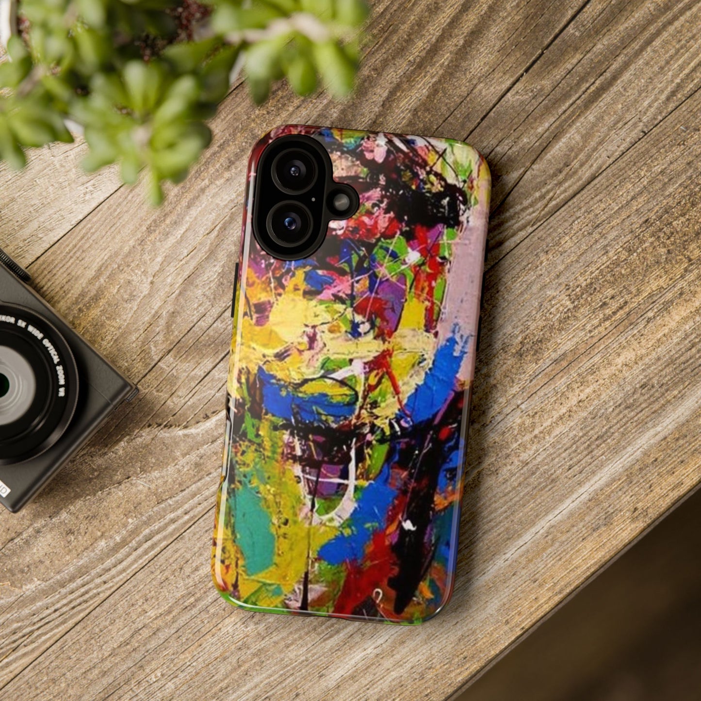 Vibrant Abstract Phone Case - Tough Cases for Bold Individuals