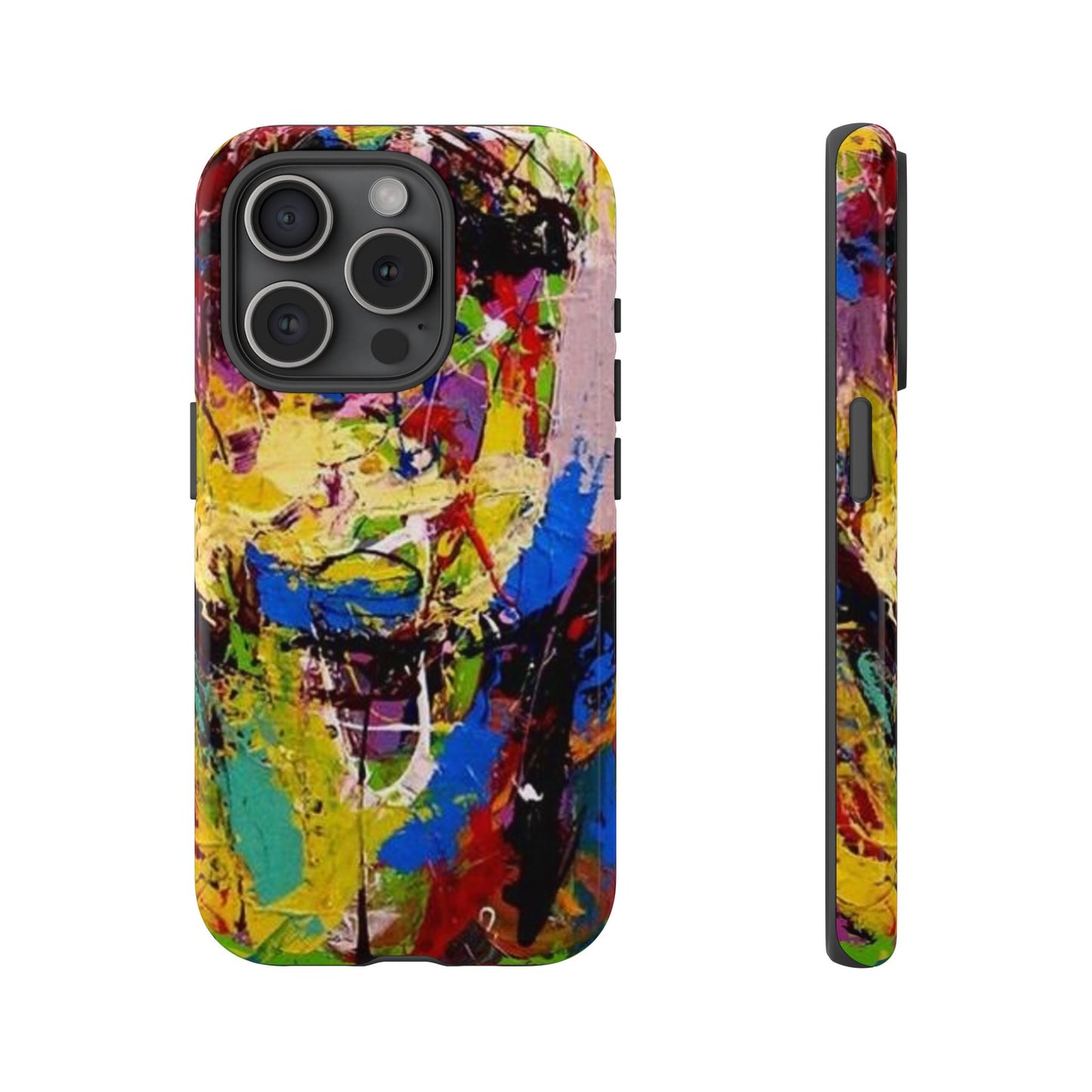 Vibrant Abstract Phone Case - Tough Cases for Bold Individuals