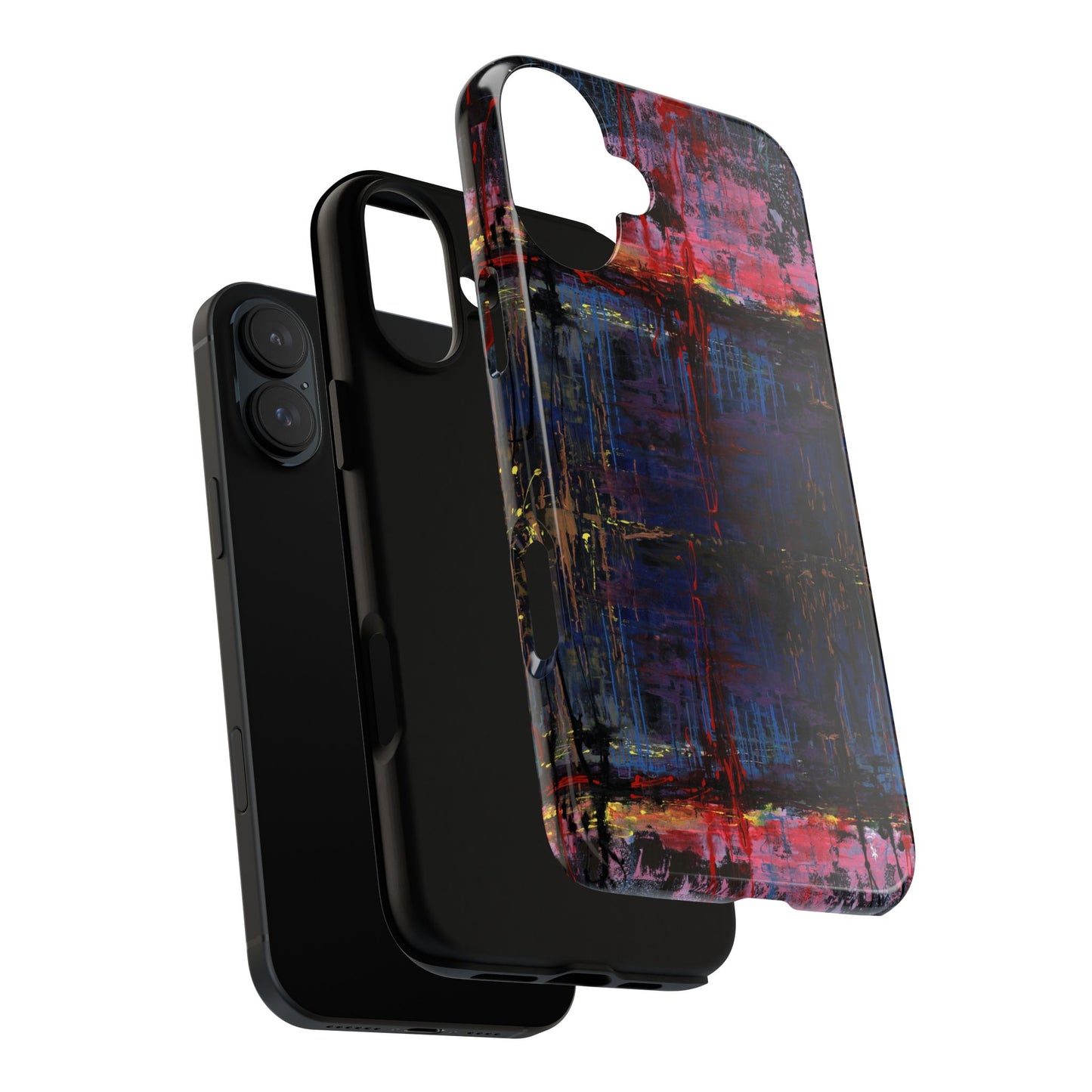 Artistic Tough Cases - Colorful Abstract Phone Case for Creative Souls- Illumination Image