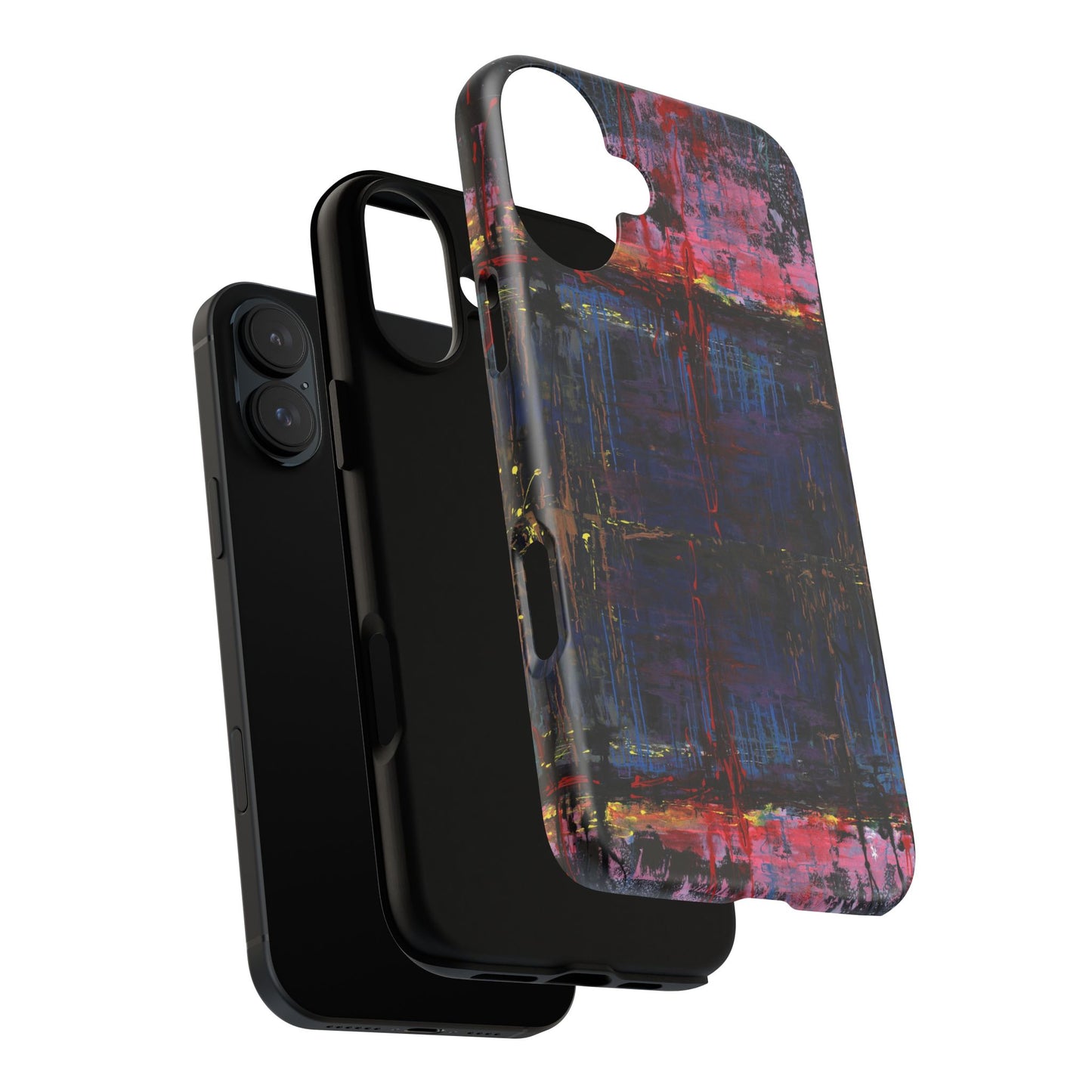 Artistic Tough Cases - Colorful Abstract Phone Case for Creative Souls- Illumination Image