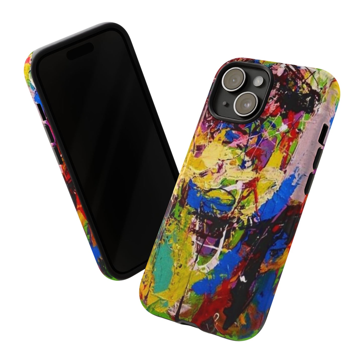 Vibrant Abstract Phone Case - Tough Cases for Bold Individuals