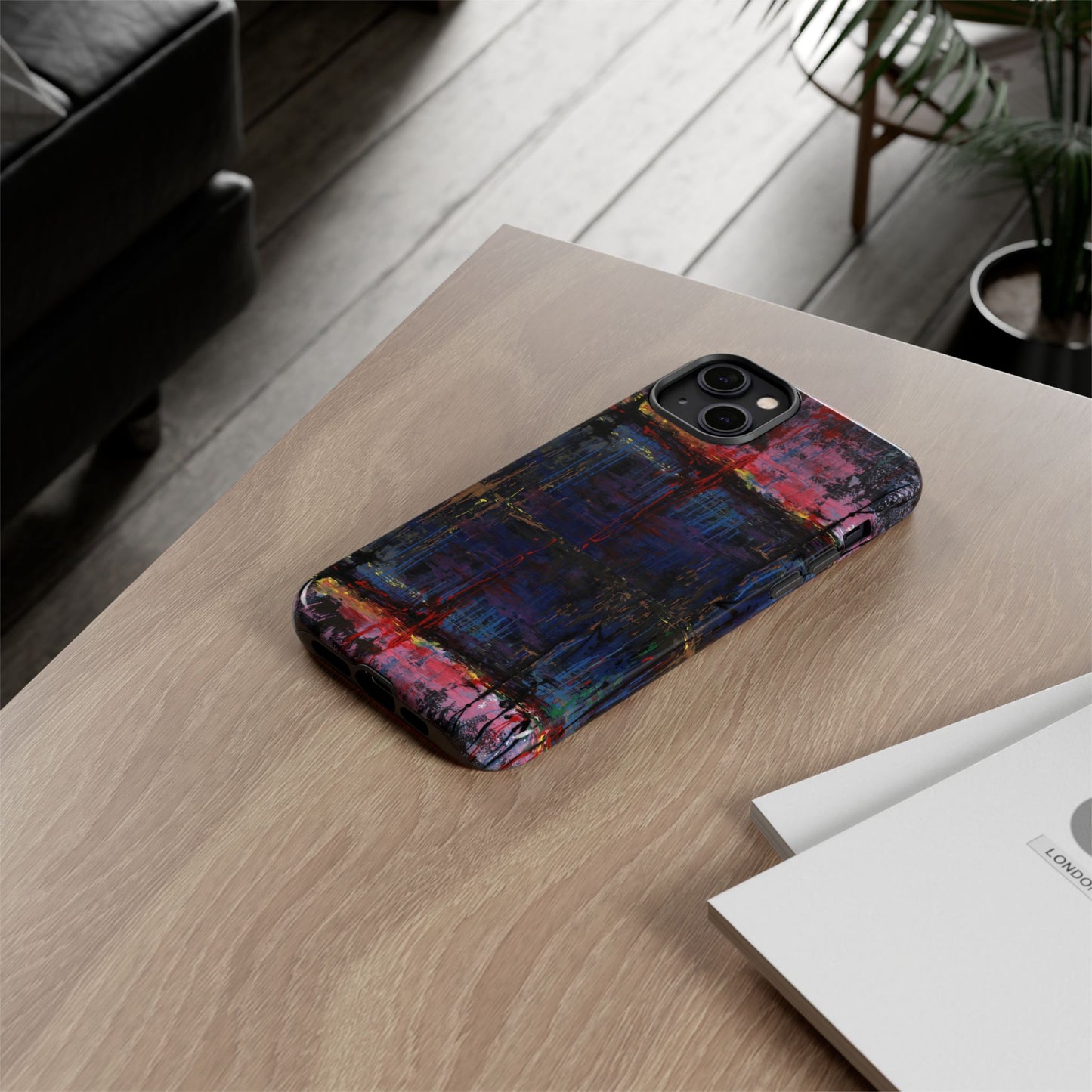 Artistic Tough Cases - Colorful Abstract Phone Case for Creative Souls- Illumination Image
