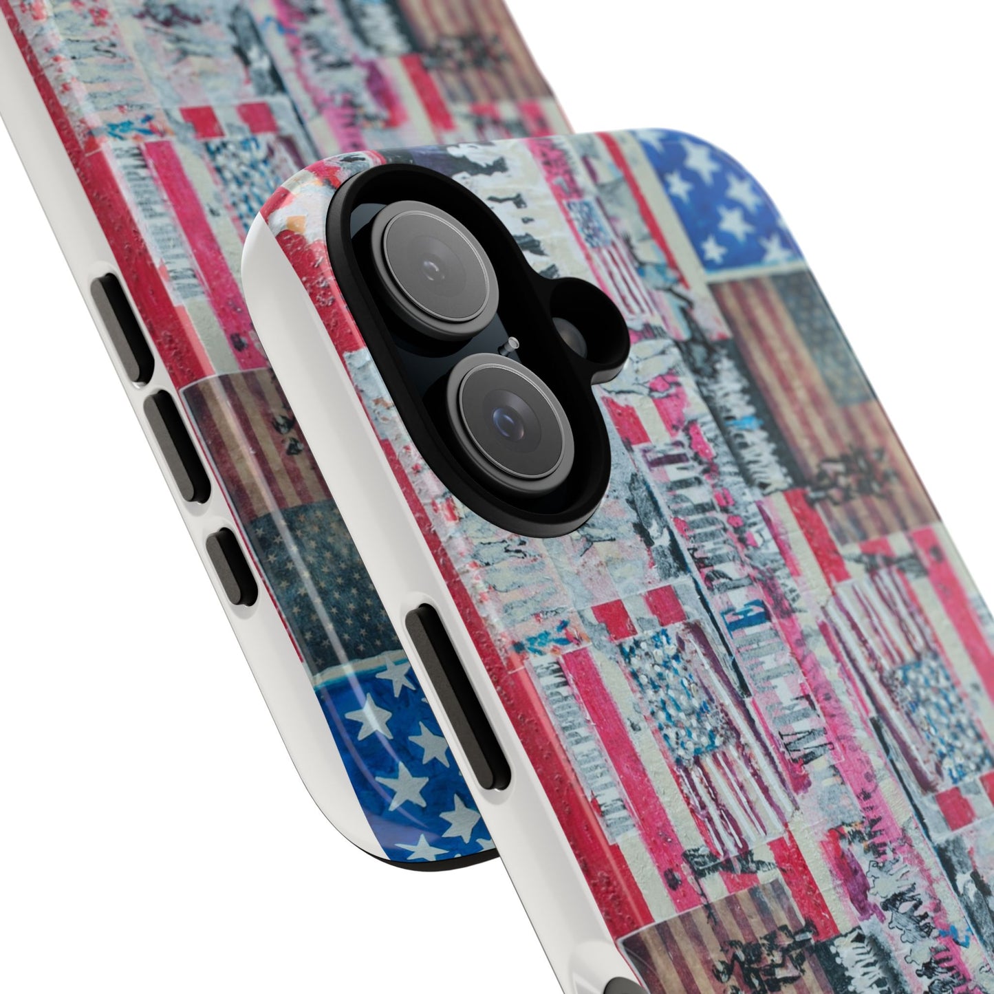 Patriotic Phone Case -We The People Image - Tough Cases with American Flag Design
