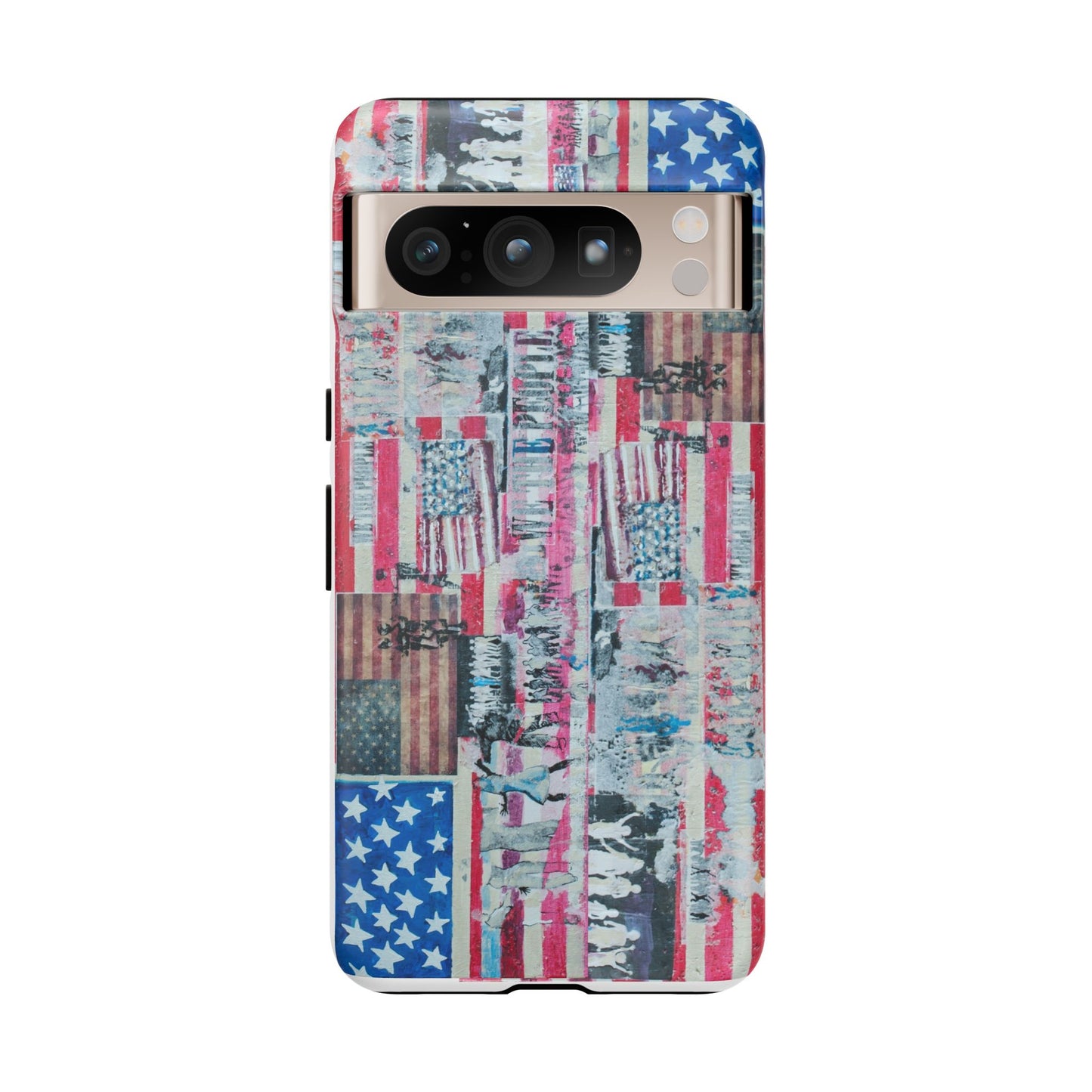 Patriotic Phone Case -We The People Image - Tough Cases with American Flag Design