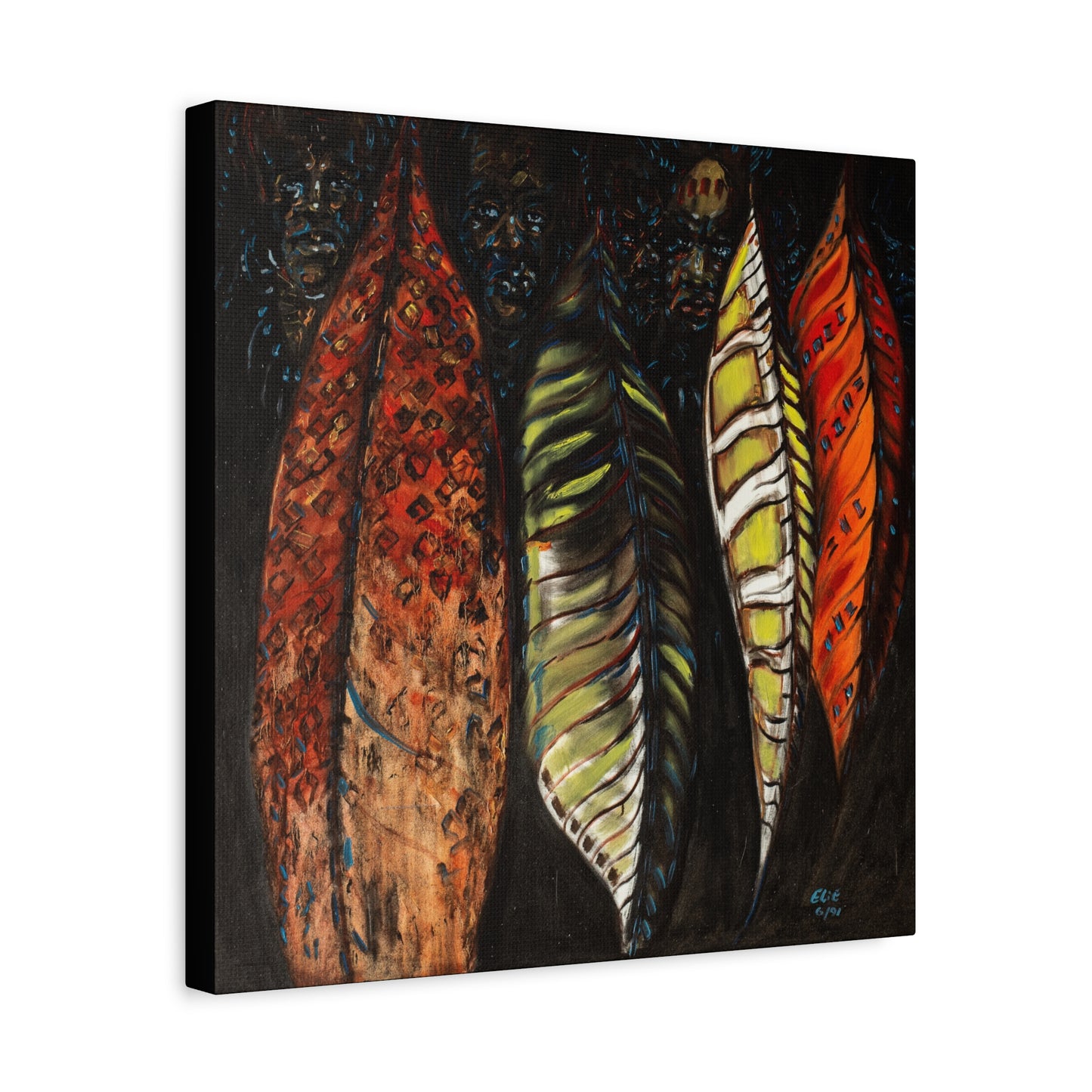 In The Shadows - Matte Canvas Print