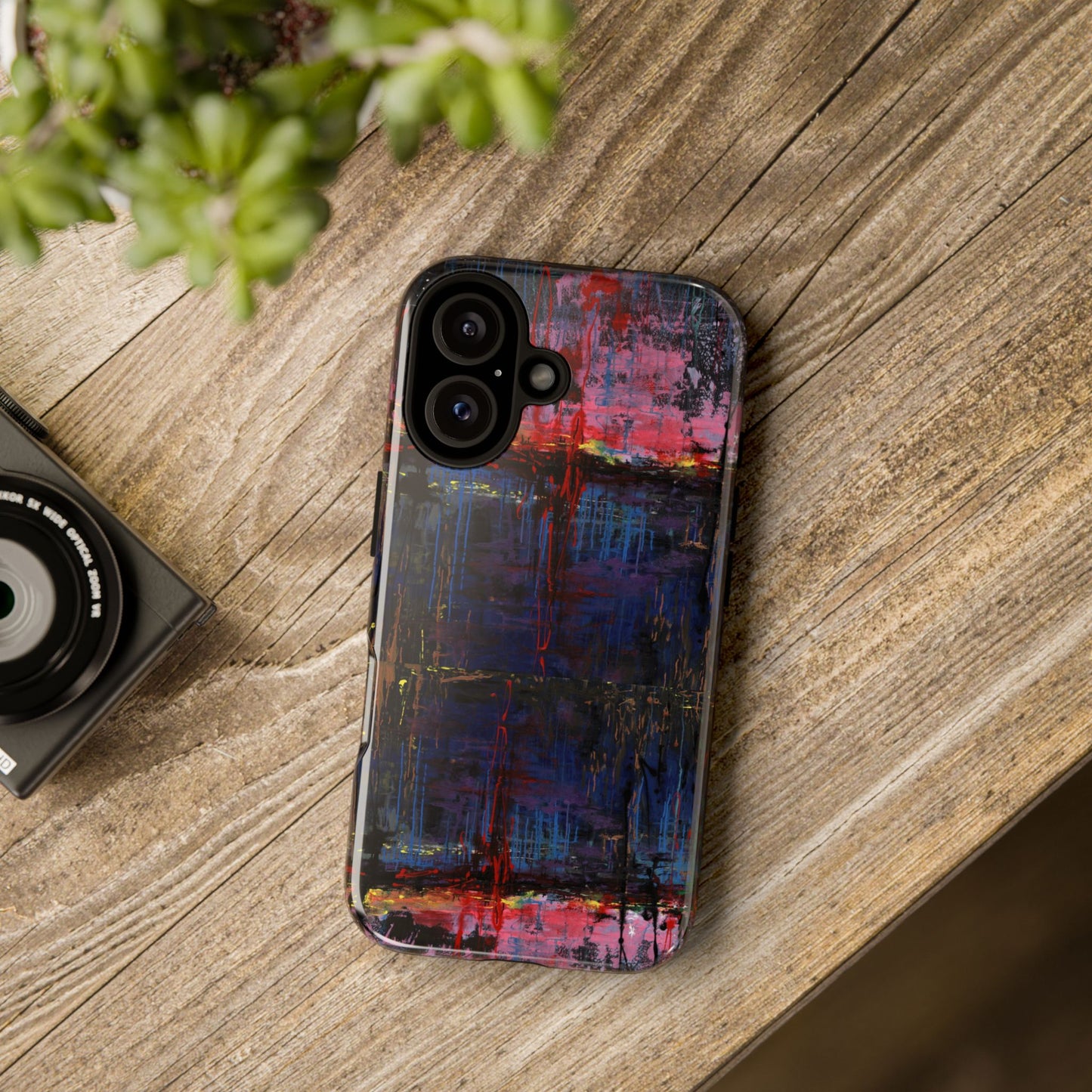Artistic Tough Cases - Colorful Abstract Phone Case for Creative Souls- Illumination Image
