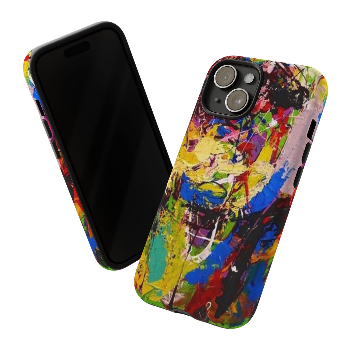 Vibrant Abstract Phone Case - Tough Cases for Bold Individuals