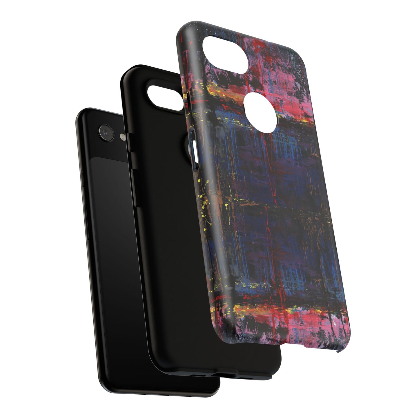 Artistic Tough Cases - Colorful Abstract Phone Case for Creative Souls- Illumination Image