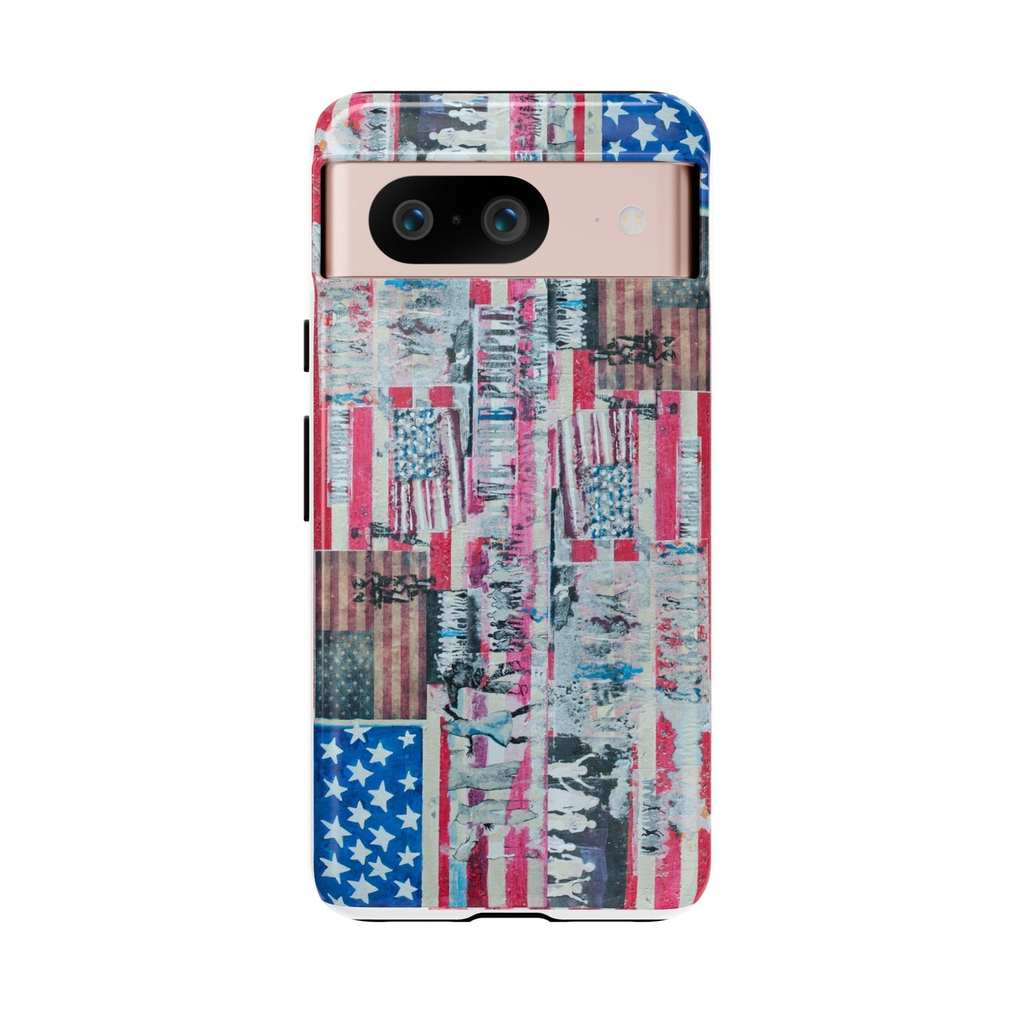 Patriotic Phone Case -We The People Image - Tough Cases with American Flag Design