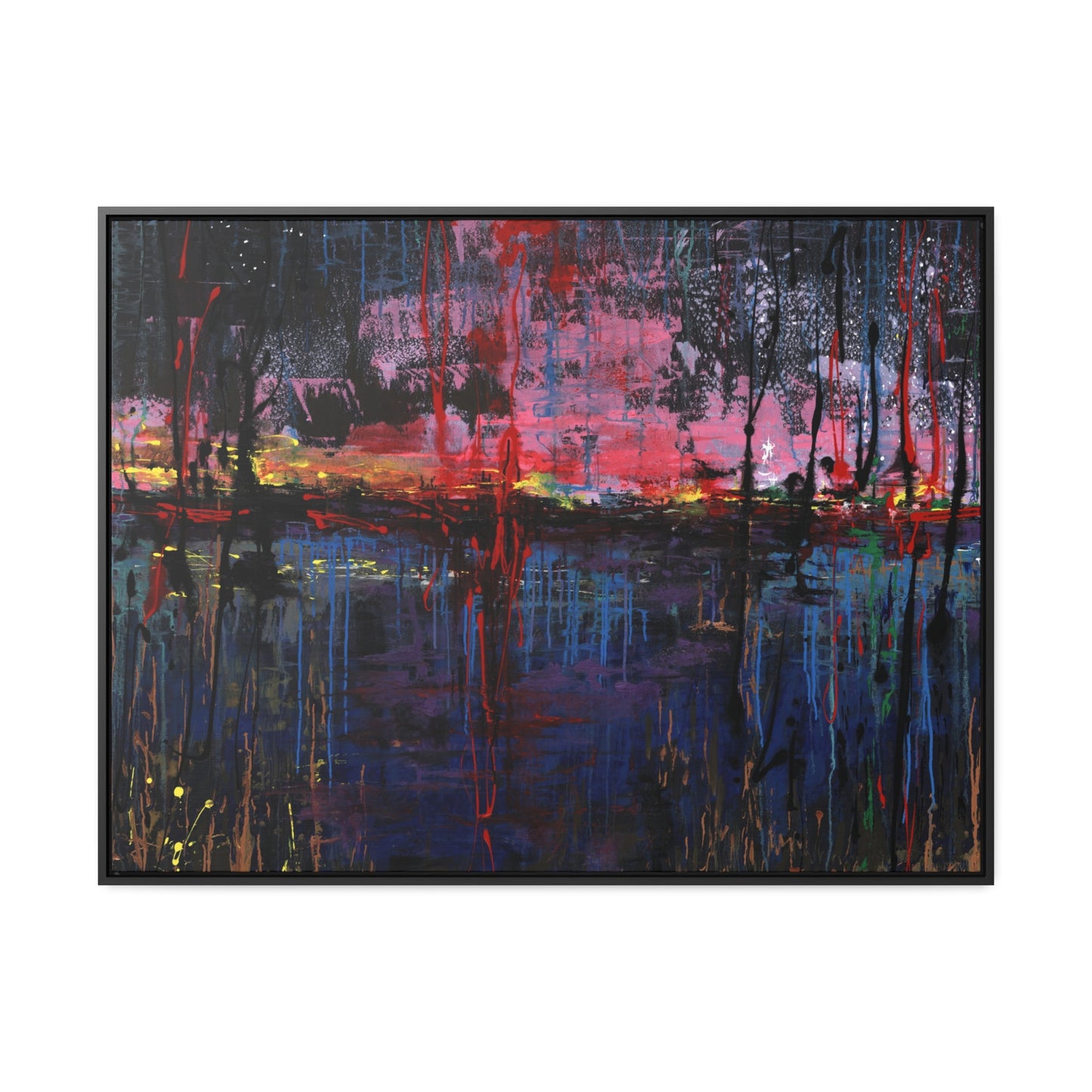 Illumination - Framed Canvas Print