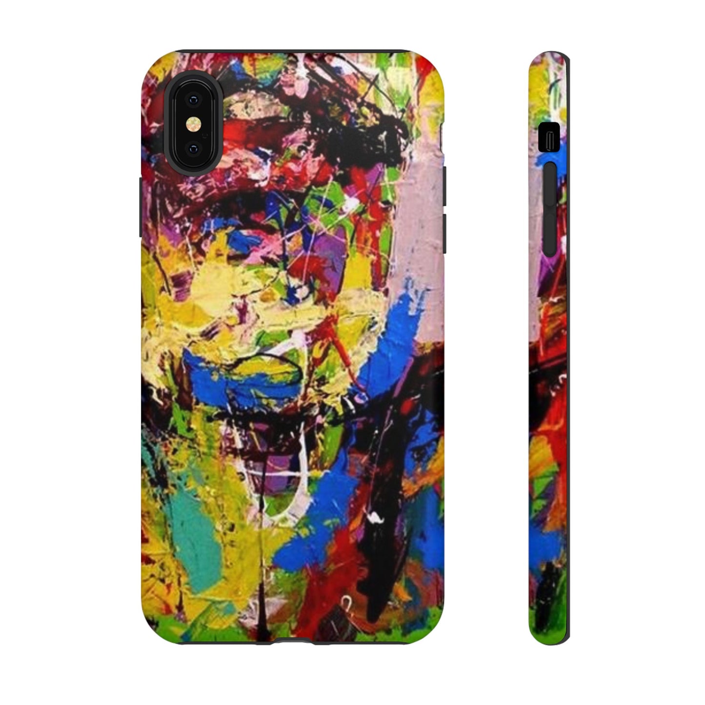 Vibrant Abstract Phone Case - Tough Cases for Bold Individuals