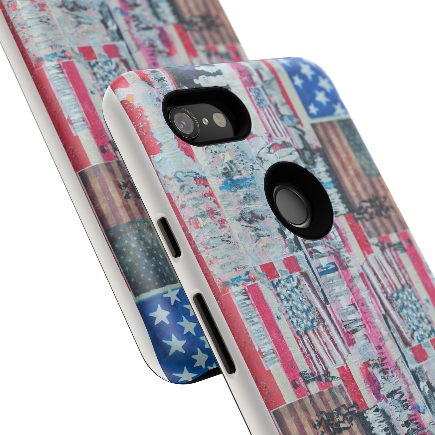 Patriotic Phone Case -We The People Image - Tough Cases with American Flag Design