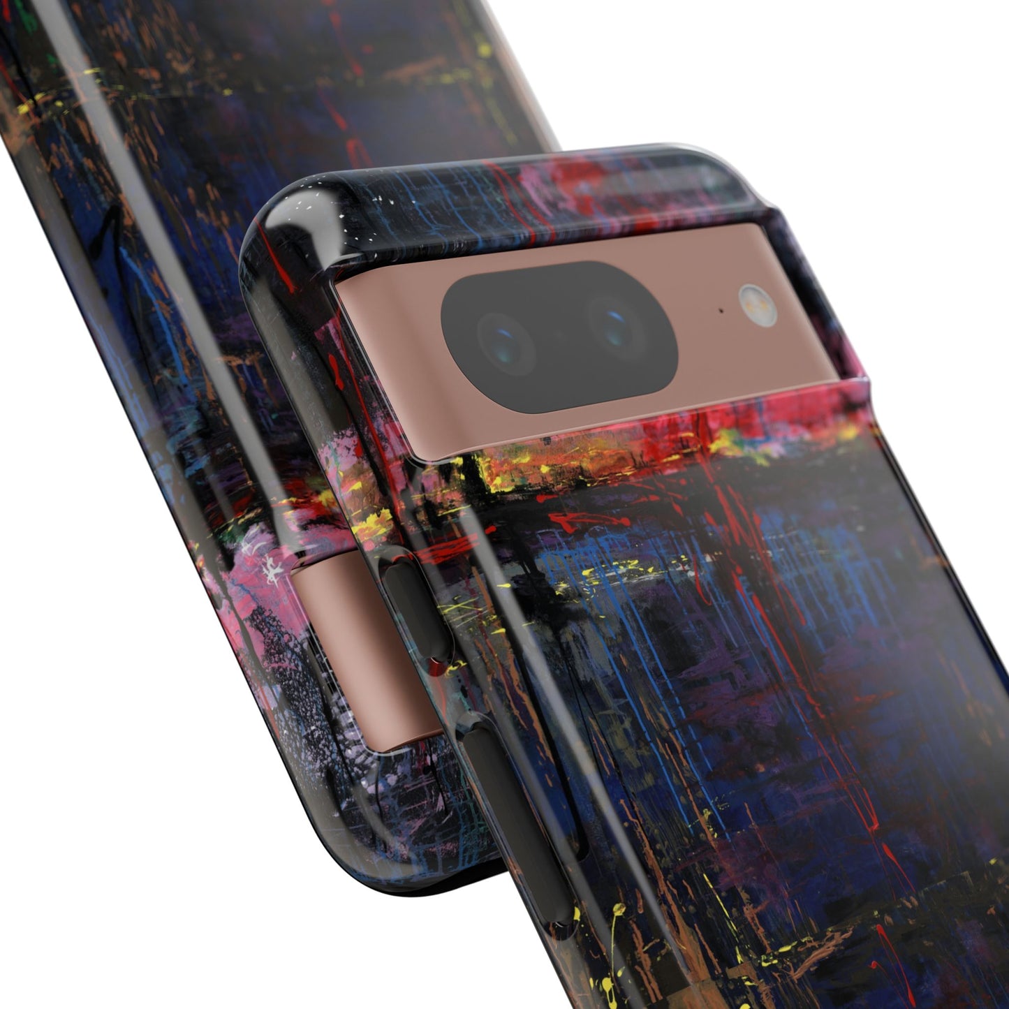Artistic Tough Cases - Colorful Abstract Phone Case for Creative Souls- Illumination Image