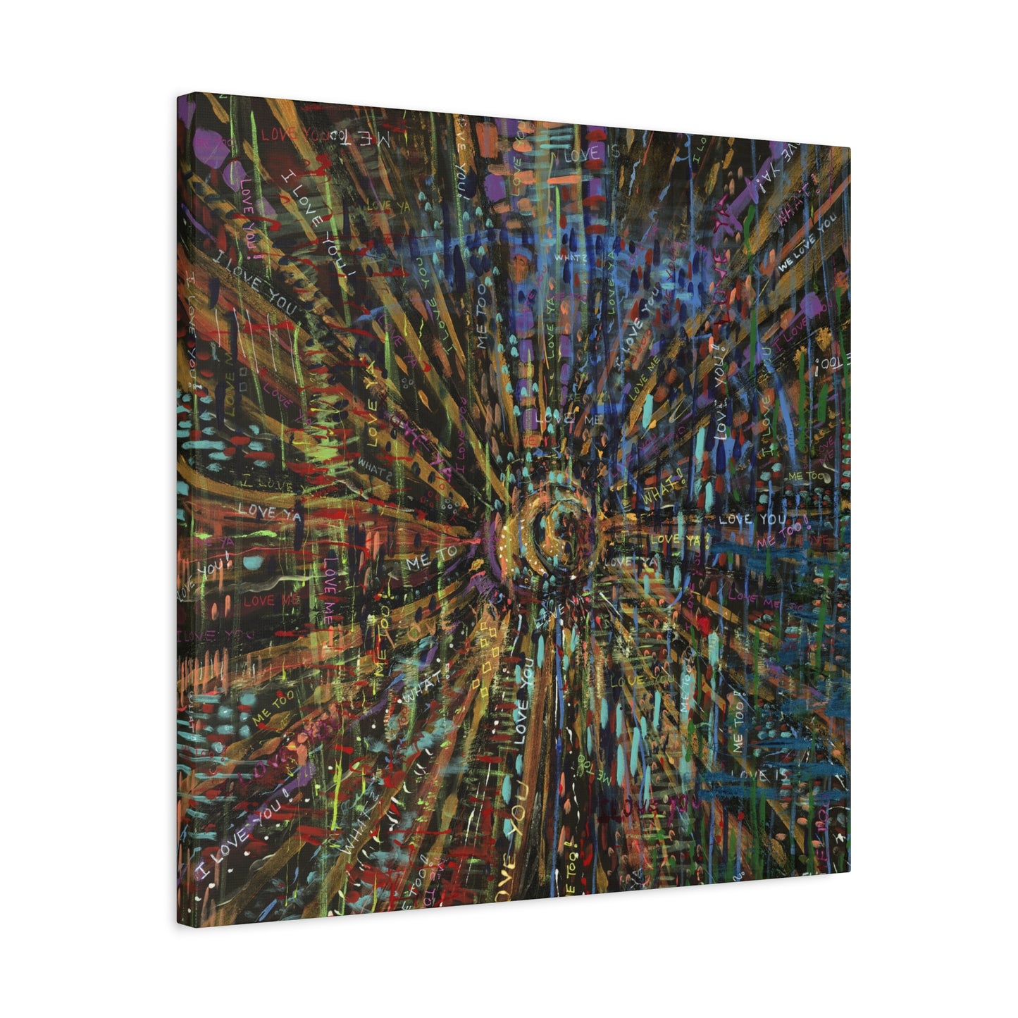 I Love You - Matte Canvas Print