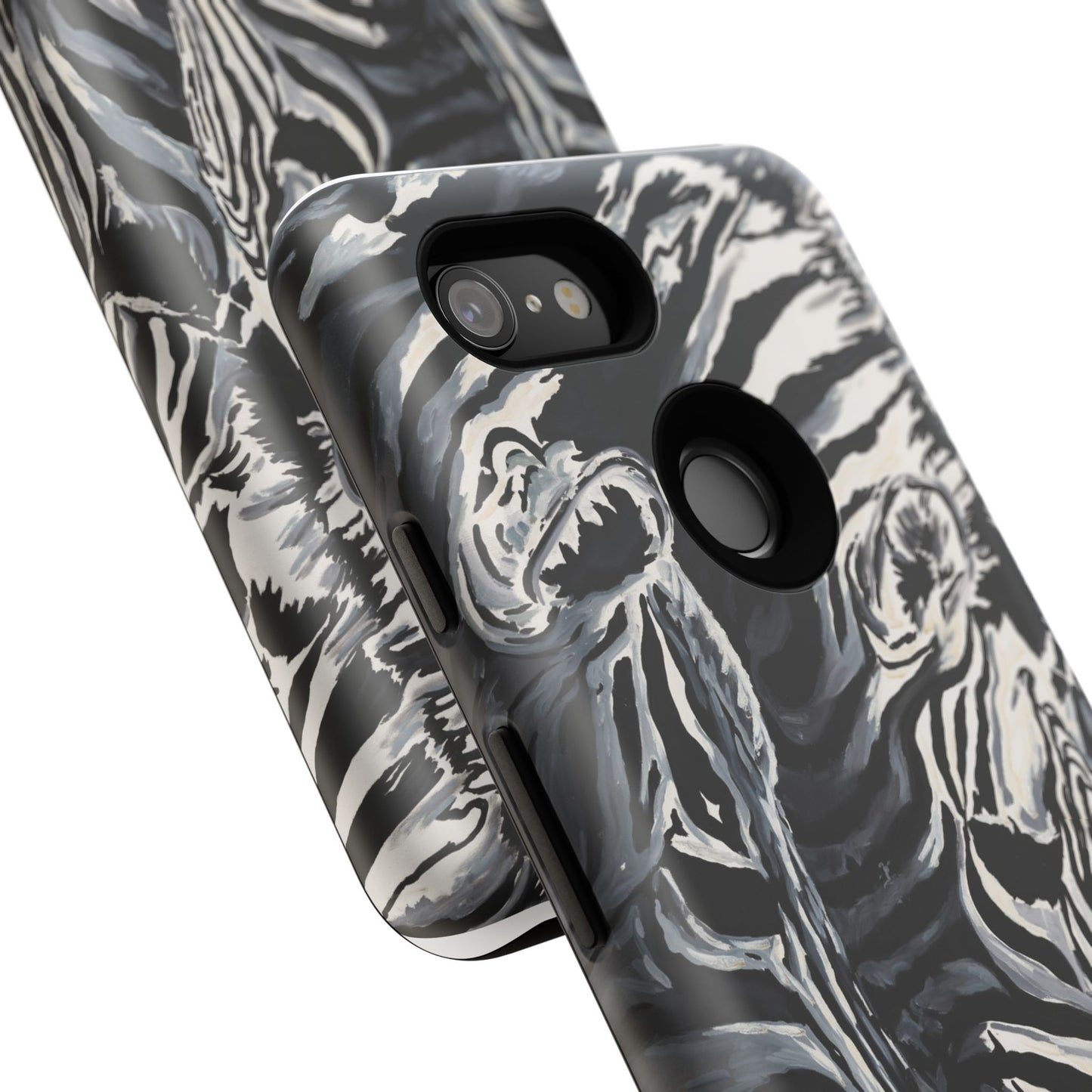Artistic Zebra Print Phone Case -Tough Cases- Baby Zebras Image