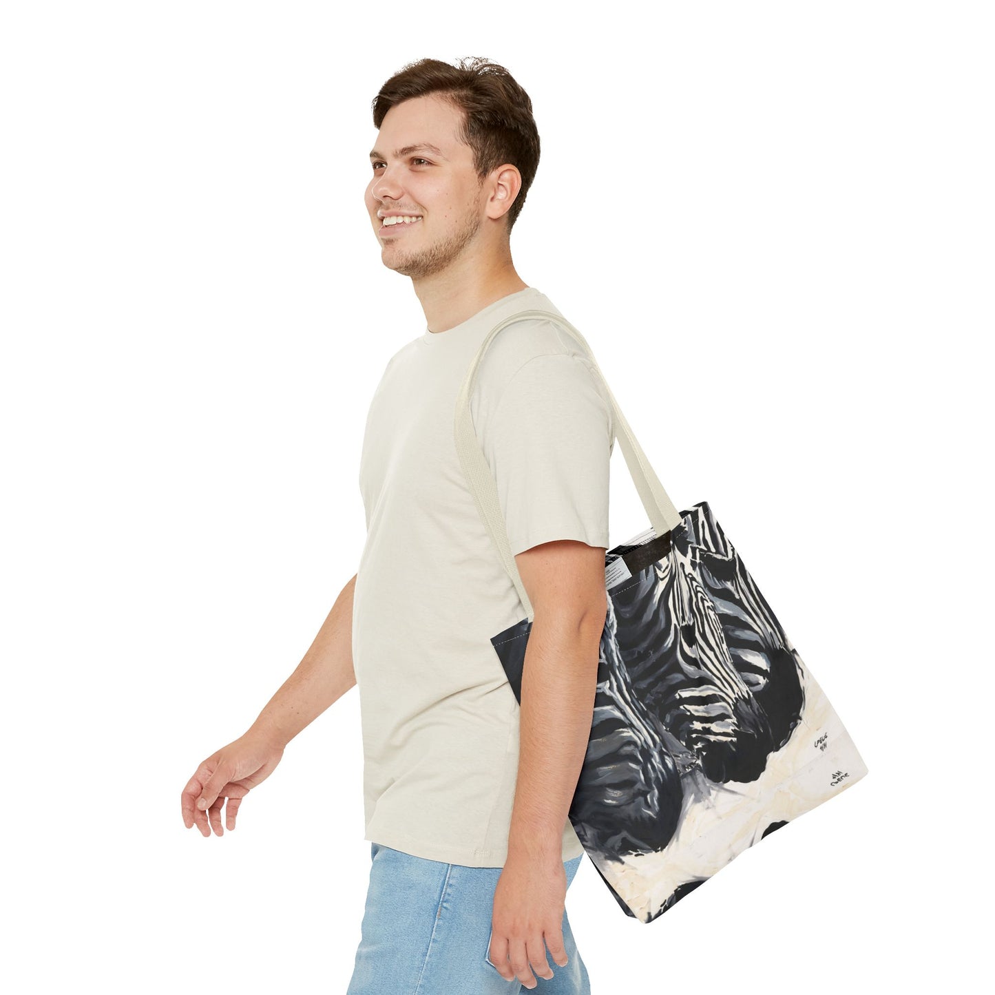 The Baby Zebras Image- Tote Bag