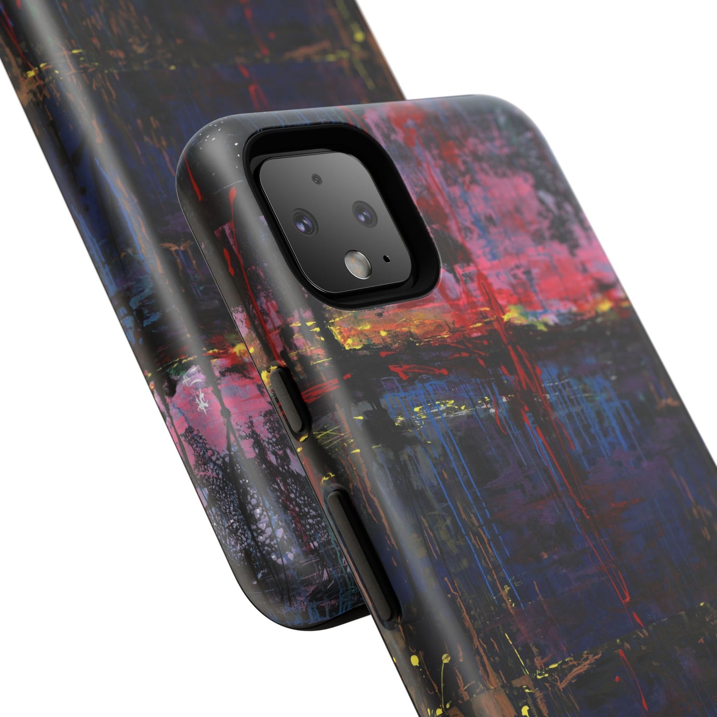Artistic Tough Cases - Colorful Abstract Phone Case for Creative Souls- Illumination Image