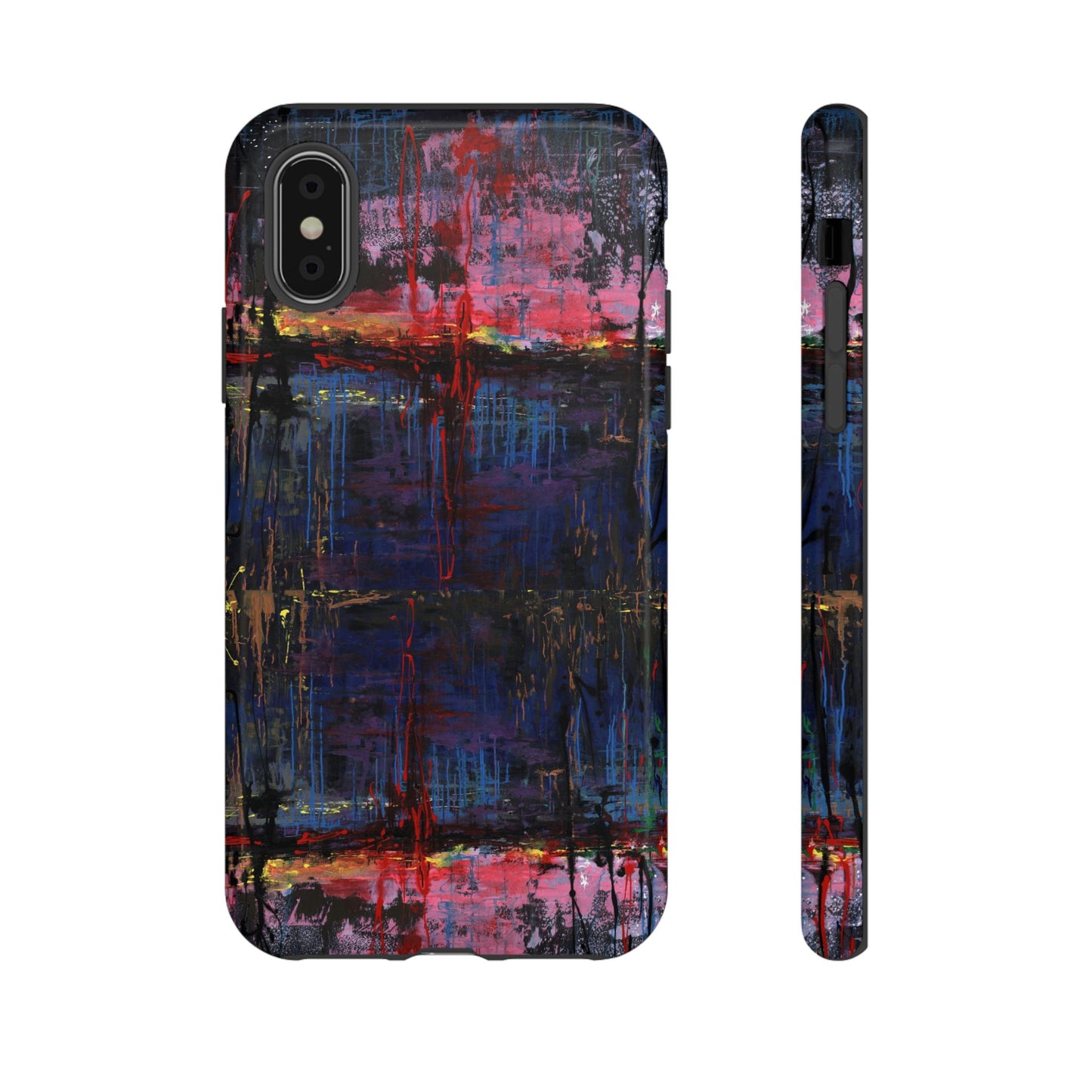 Artistic Tough Cases - Colorful Abstract Phone Case for Creative Souls- Illumination Image