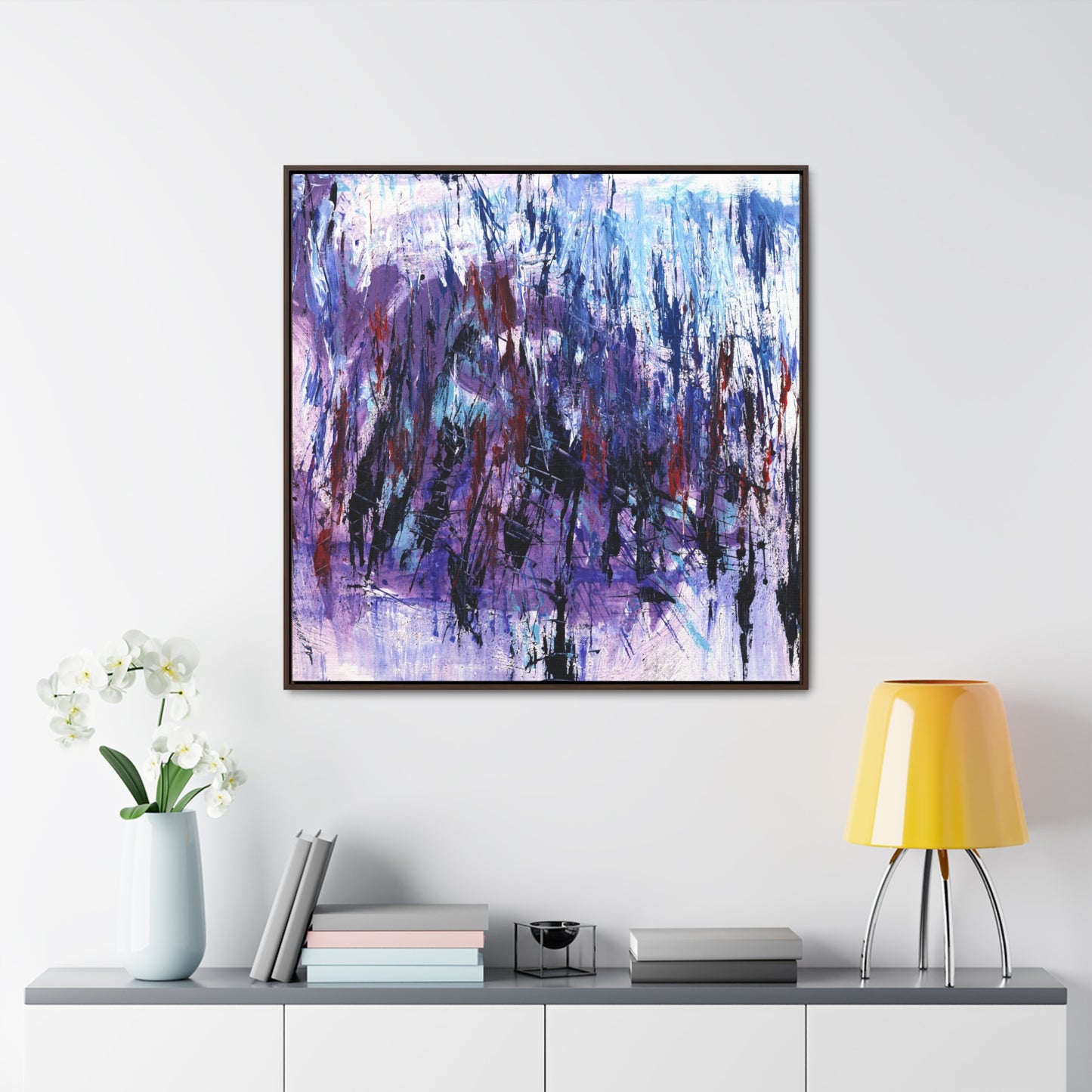 White Spring - Framed Canvas Print