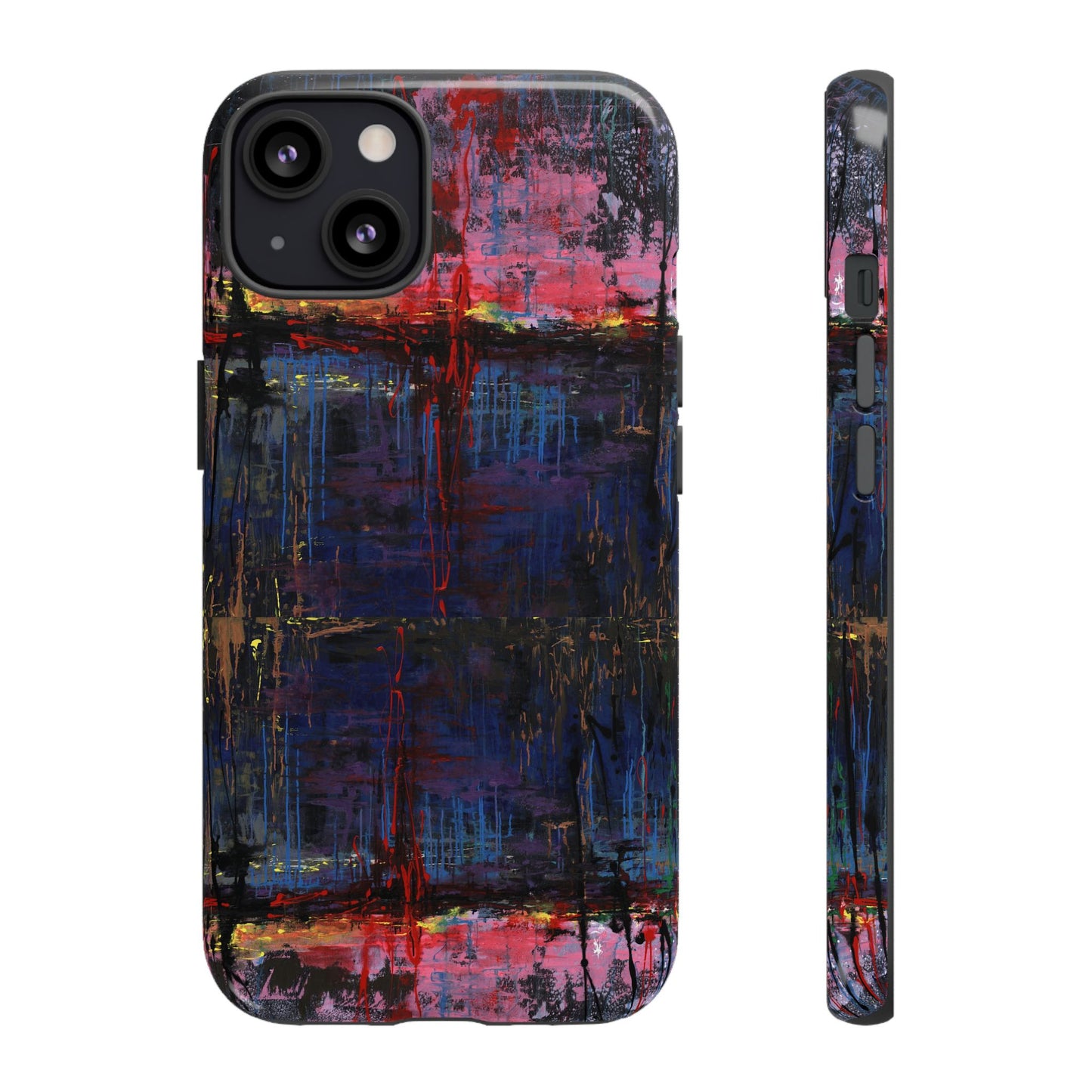 Artistic Tough Cases - Colorful Abstract Phone Case for Creative Souls- Illumination Image