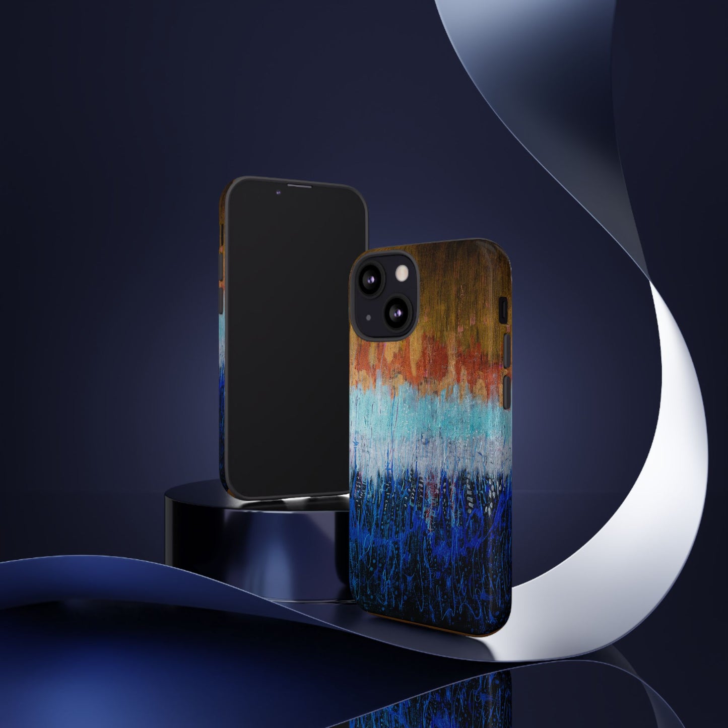 Artistic Tough iPhone Case - Colorful Abstract Design