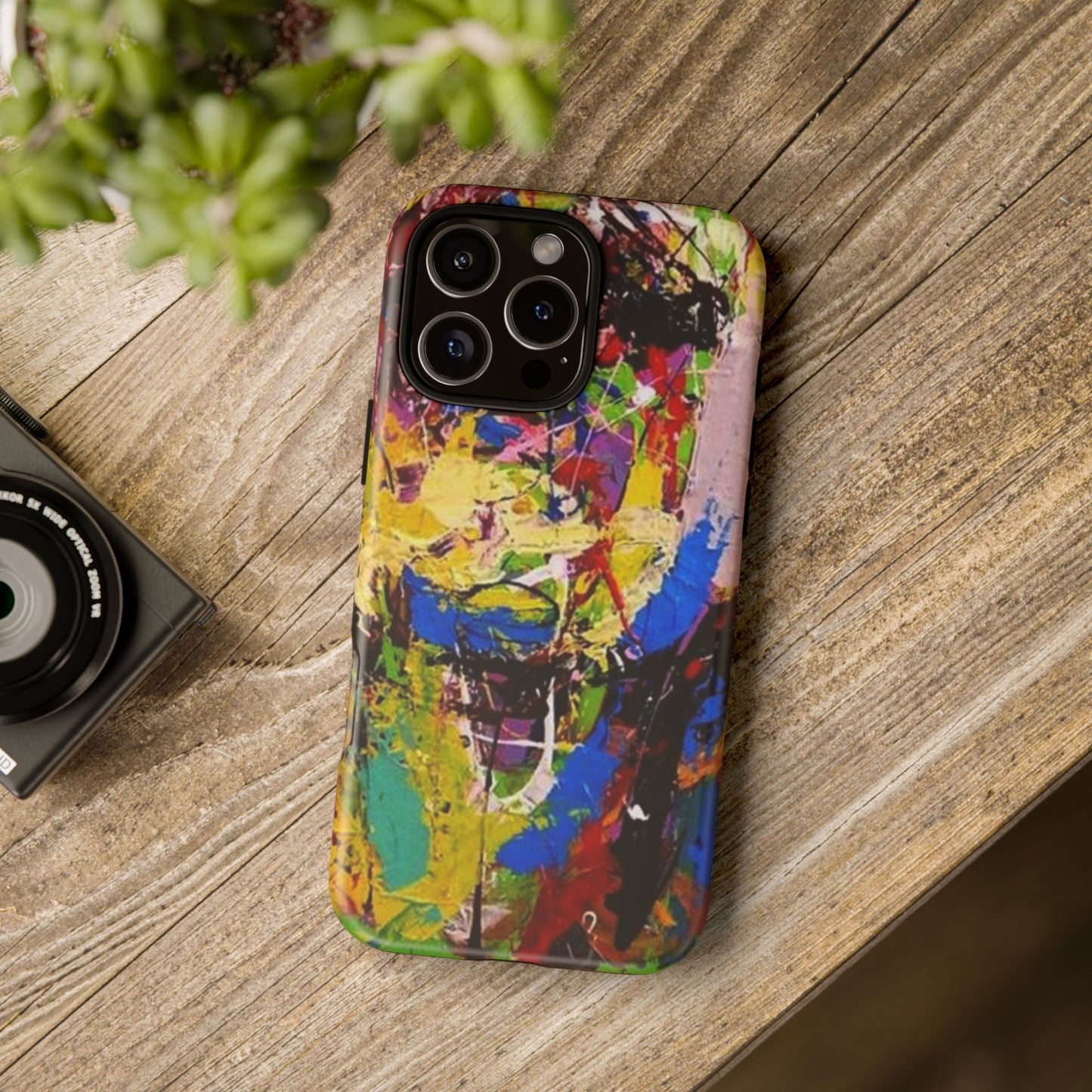 Vibrant Abstract Phone Case - Tough Cases for Bold Individuals