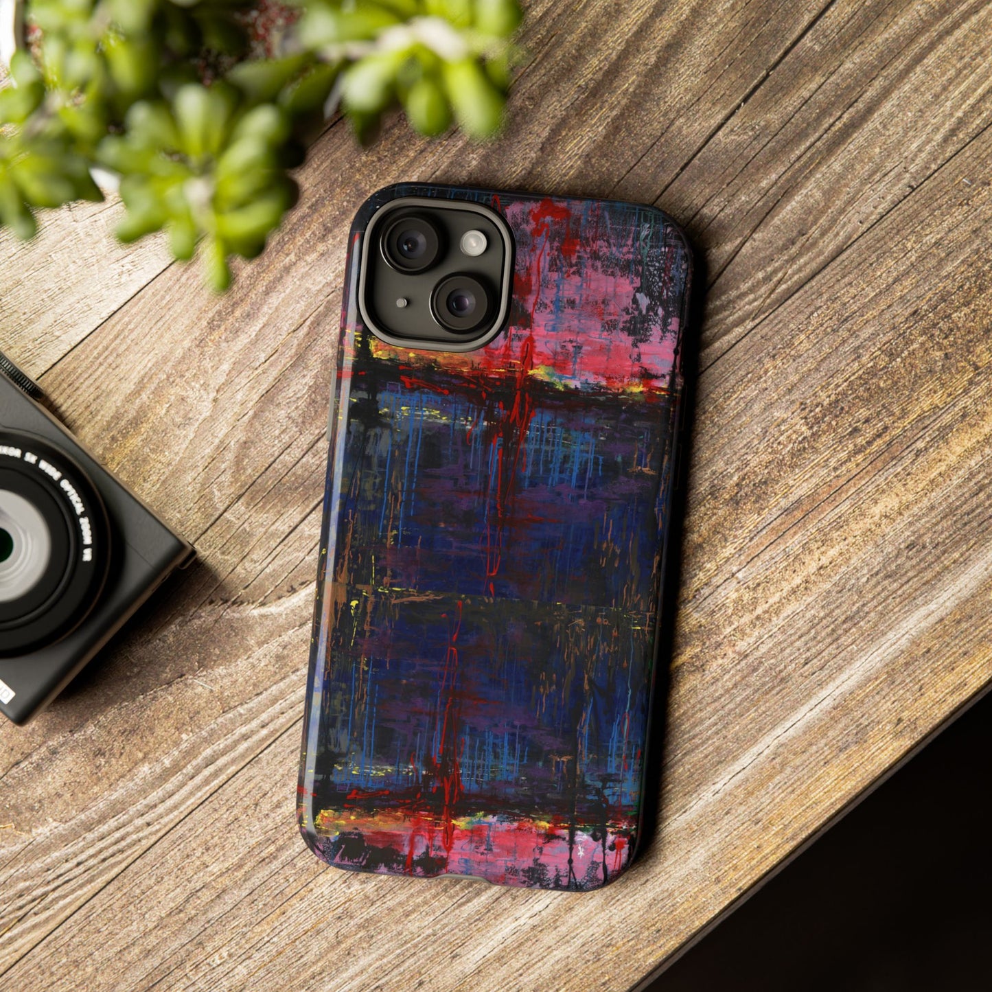 Artistic Tough Cases - Colorful Abstract Phone Case for Creative Souls- Illumination Image
