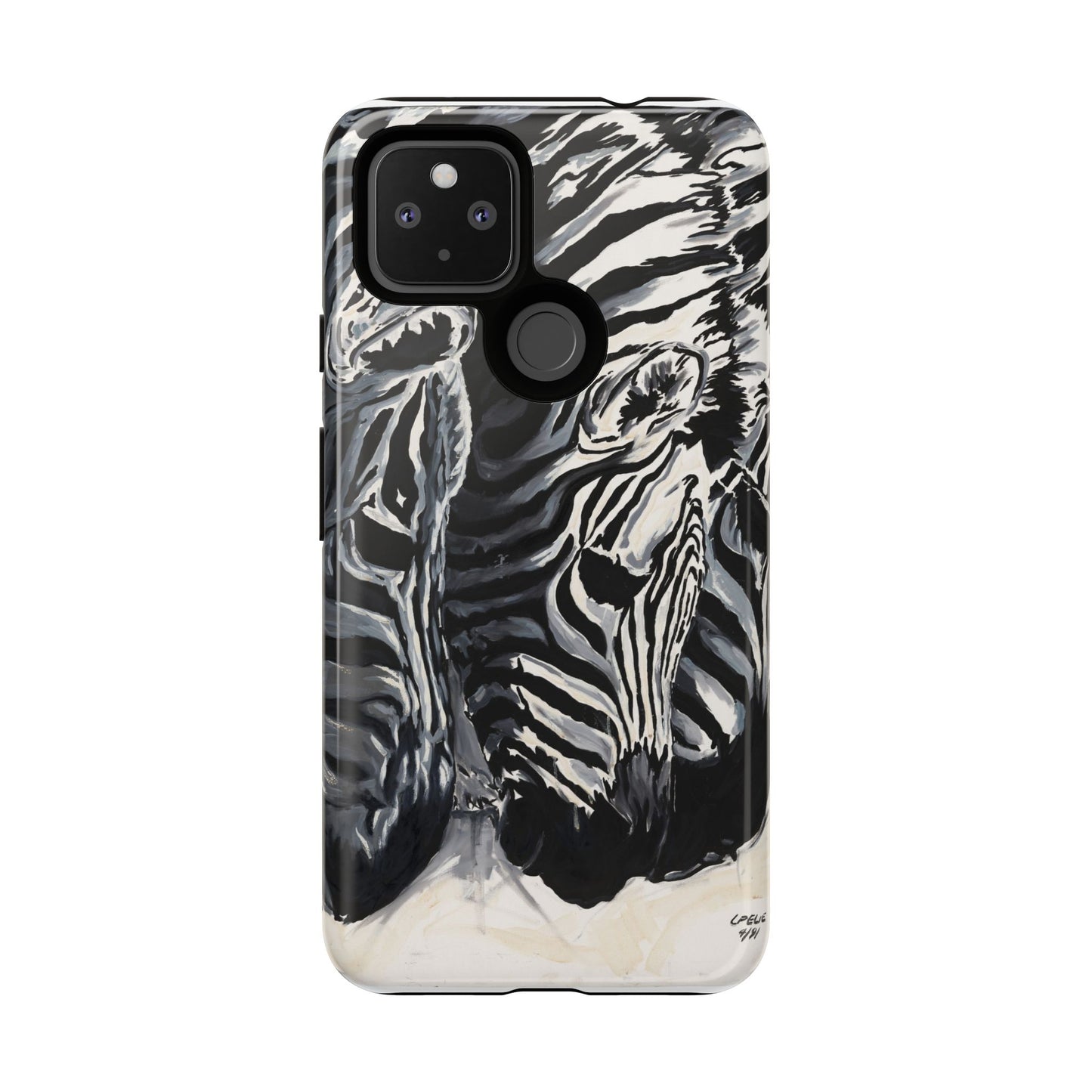 Artistic Zebra Print Phone Case -Tough Cases- Baby Zebras Image