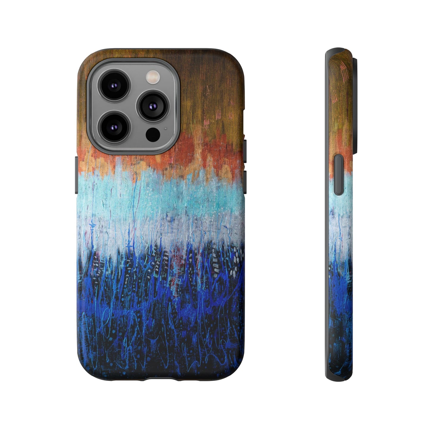 Artistic Tough iPhone Case - Colorful Abstract Design