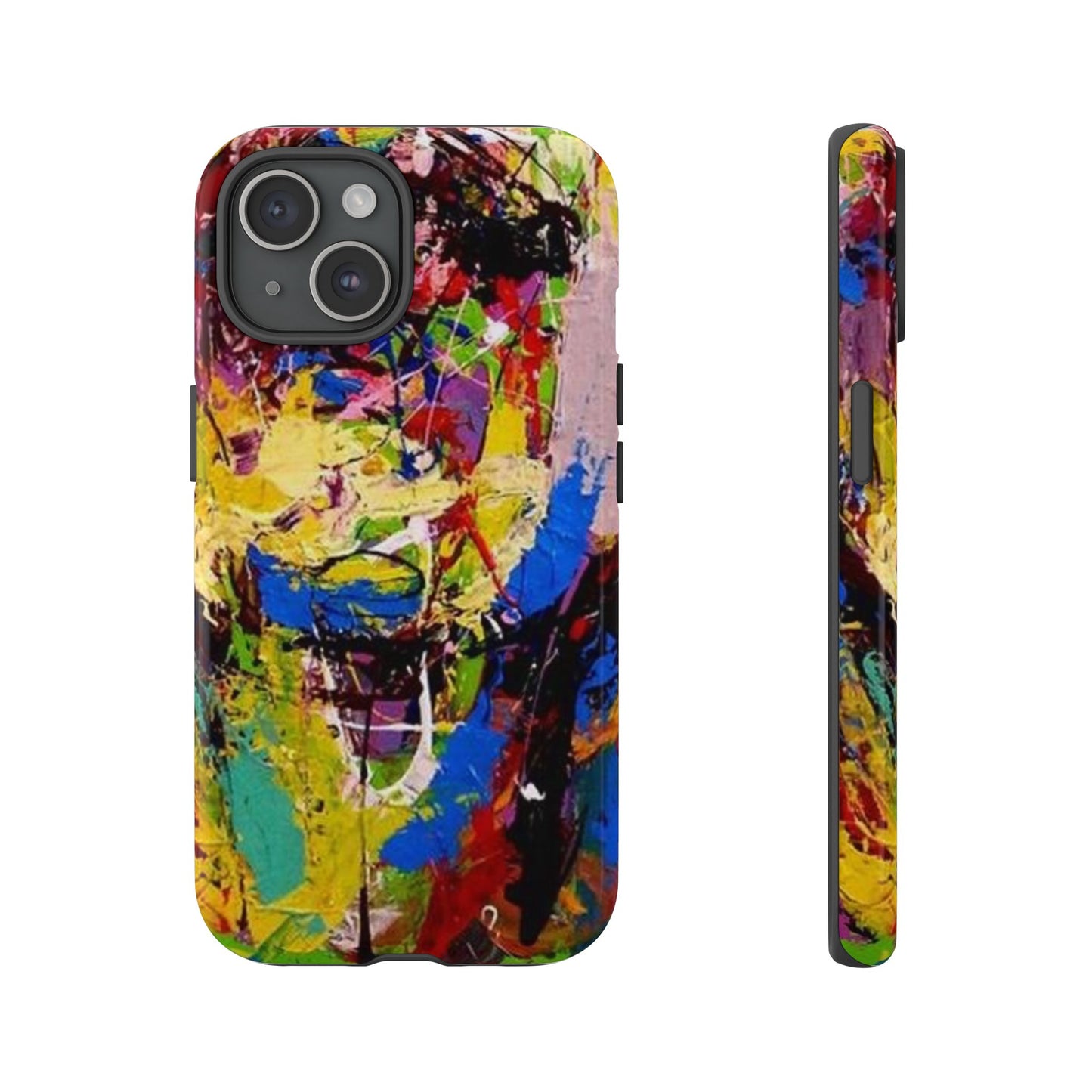 Vibrant Abstract Phone Case - Tough Cases for Bold Individuals