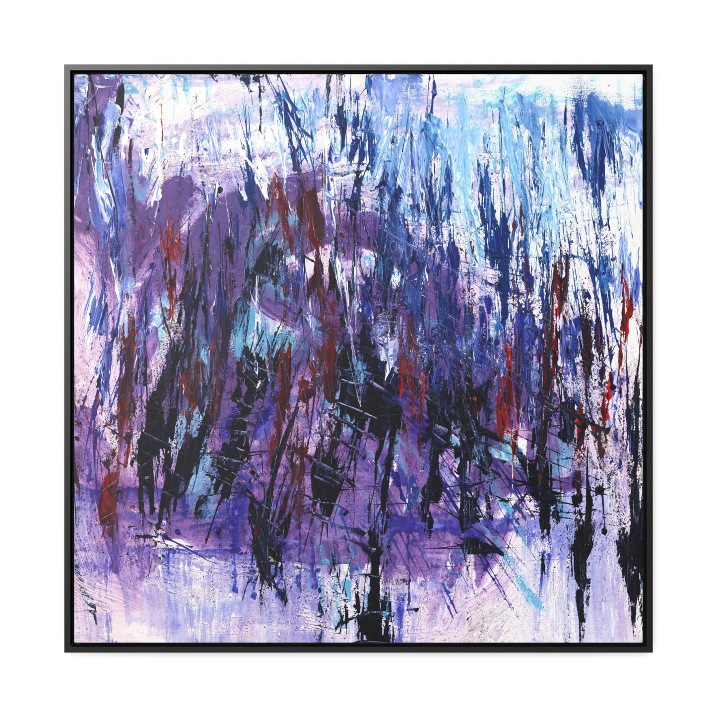 White Spring - Framed Canvas Print