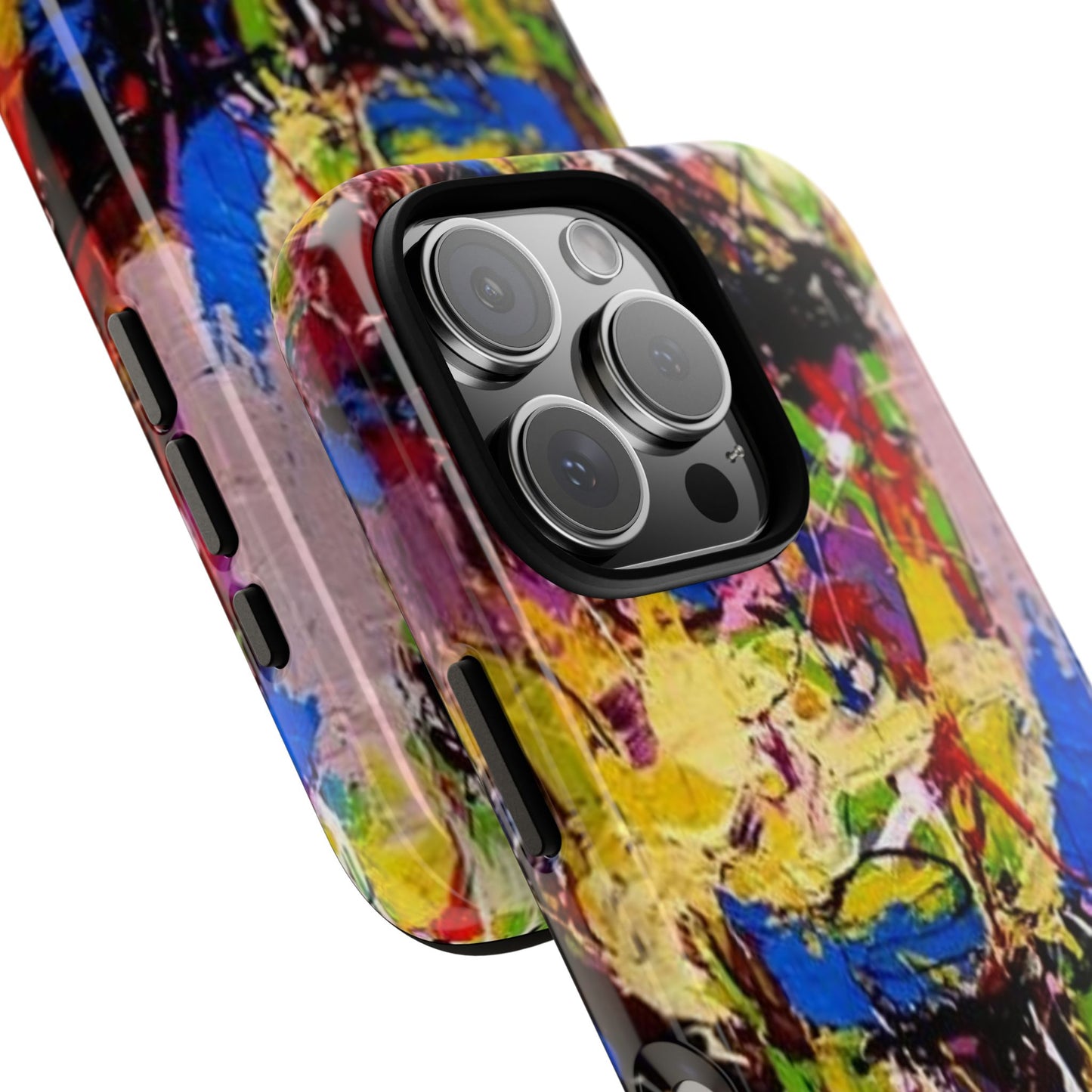 Vibrant Abstract Phone Case - Tough Cases for Bold Individuals