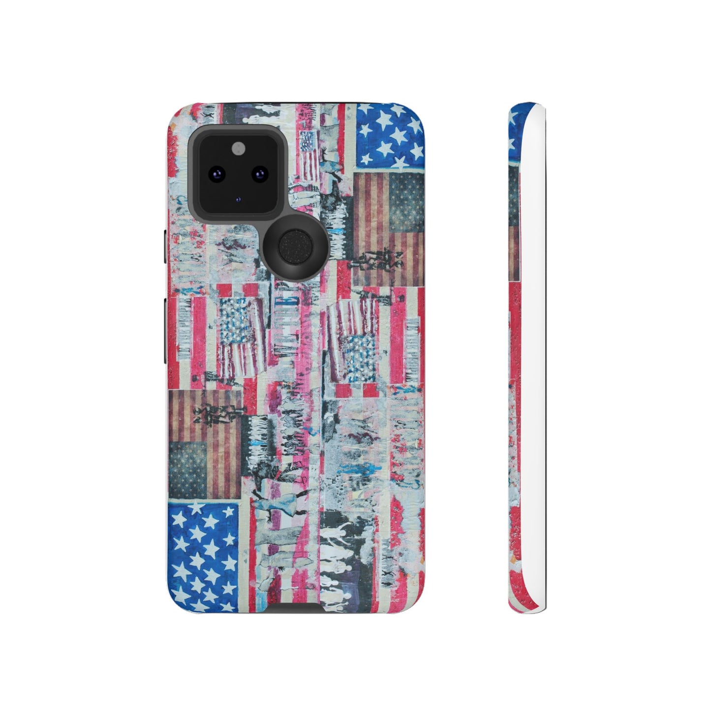 Patriotic Phone Case -We The People Image - Tough Cases with American Flag Design