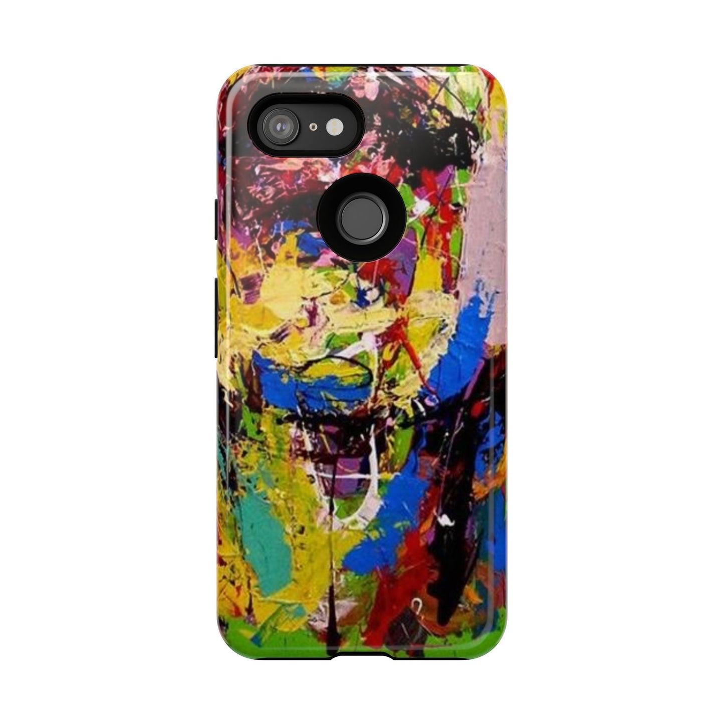 Vibrant Abstract Phone Case - Tough Cases for Bold Individuals