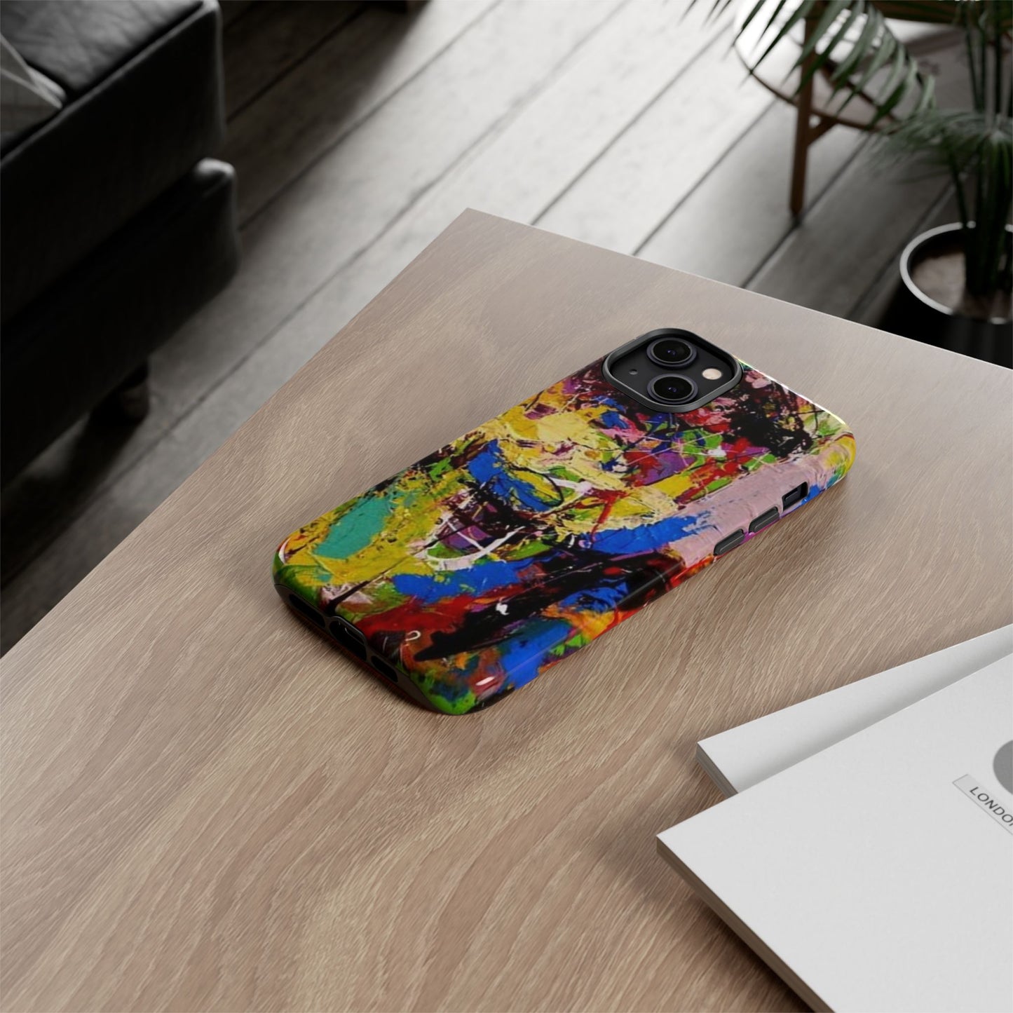 Vibrant Abstract Phone Case - Tough Cases for Bold Individuals