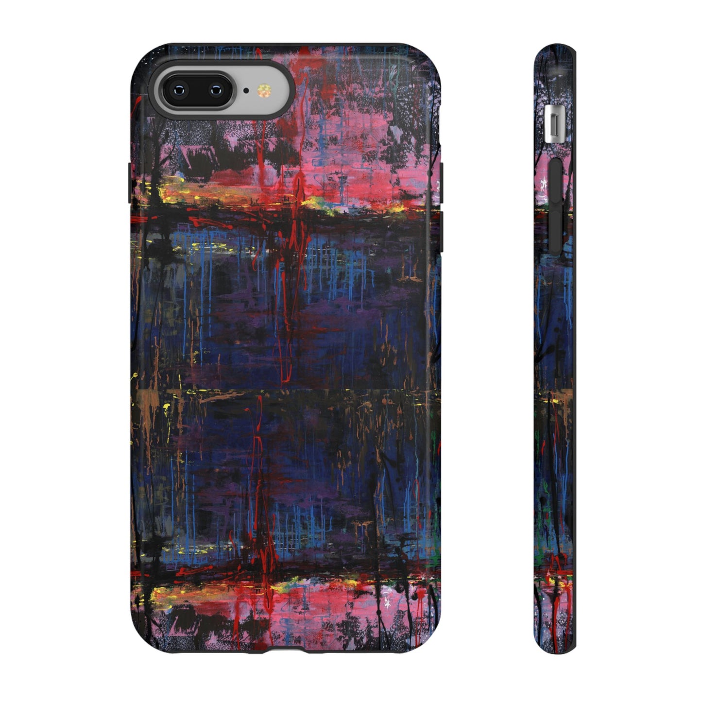 Artistic Tough Cases - Colorful Abstract Phone Case for Creative Souls- Illumination Image