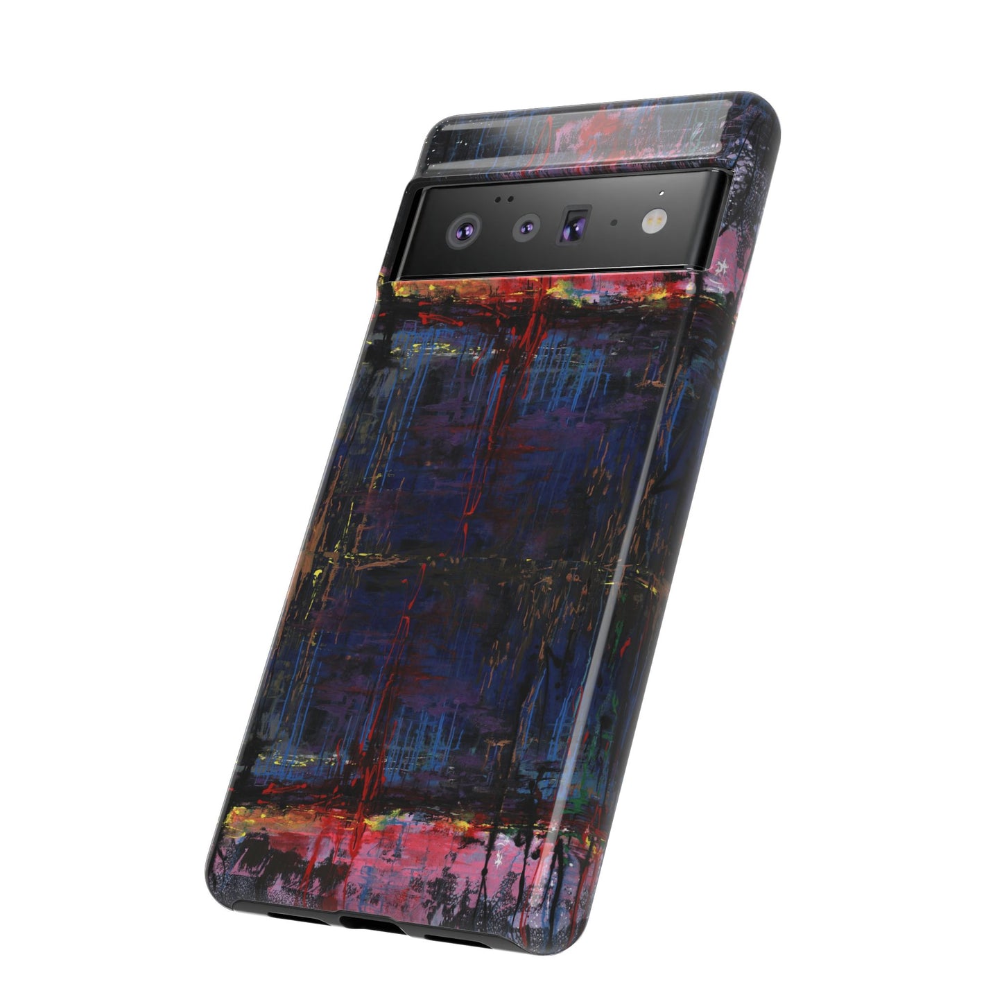 Artistic Tough Cases - Colorful Abstract Phone Case for Creative Souls- Illumination Image