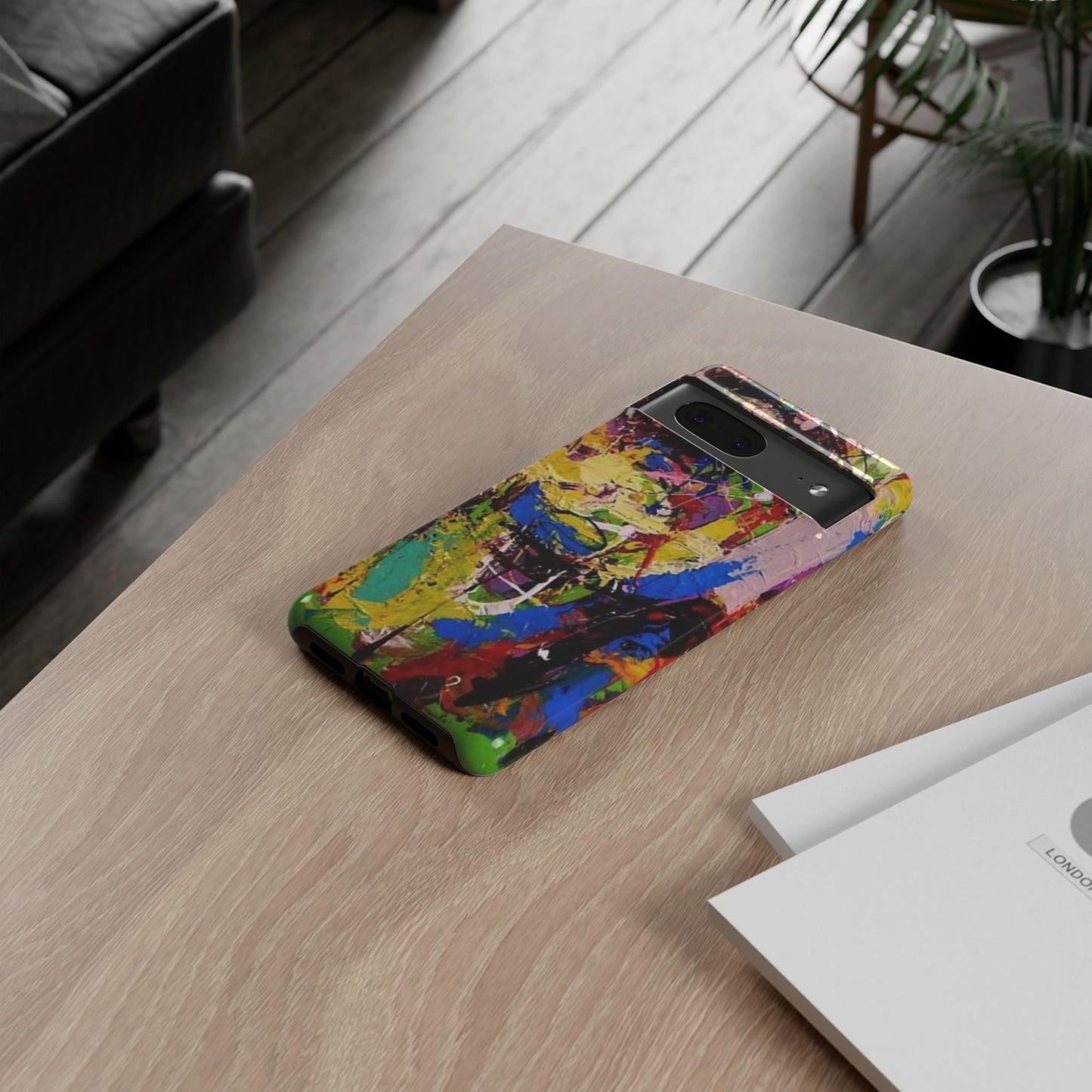 Vibrant Abstract Phone Case - Tough Cases for Bold Individuals