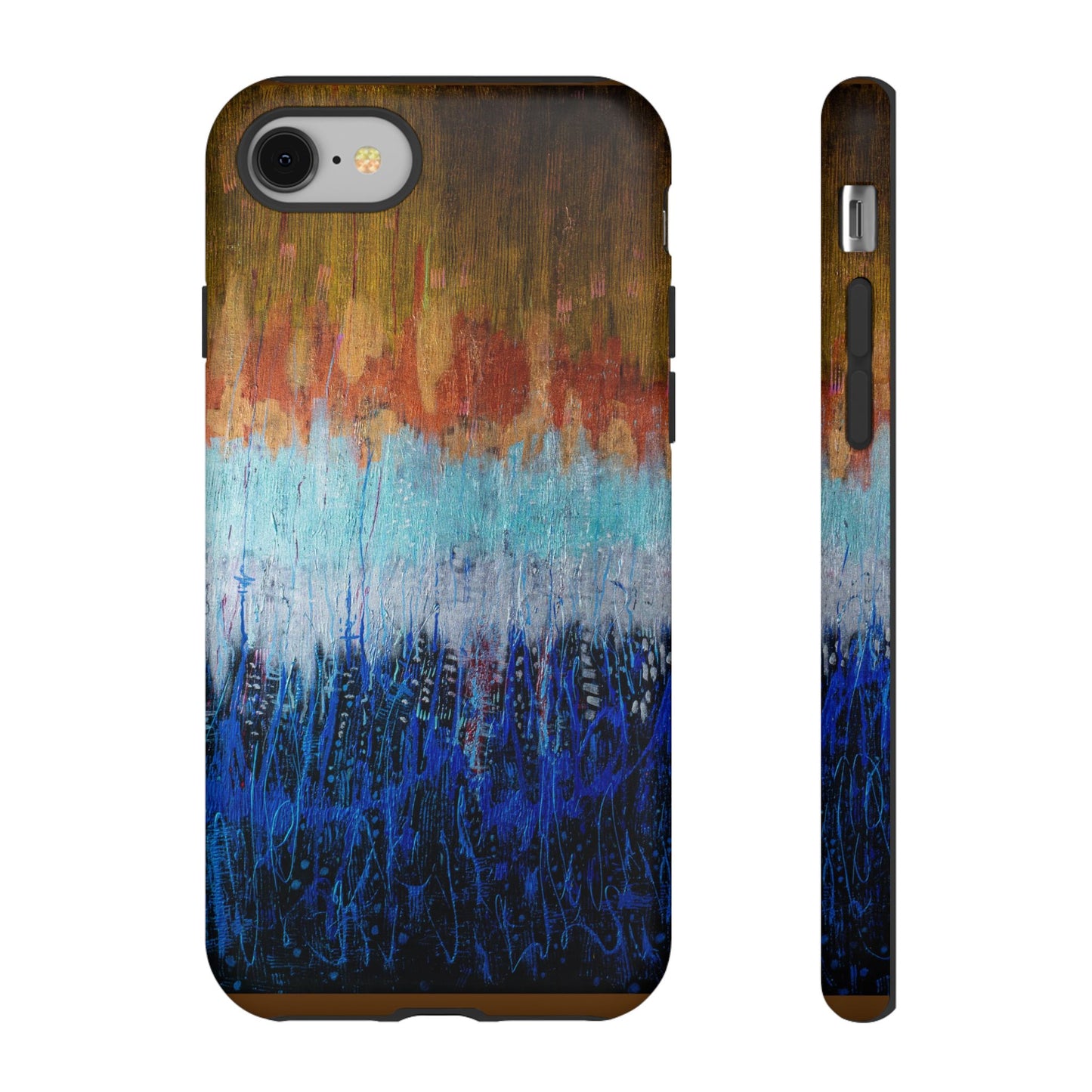 Artistic Tough iPhone Case - Colorful Abstract Design