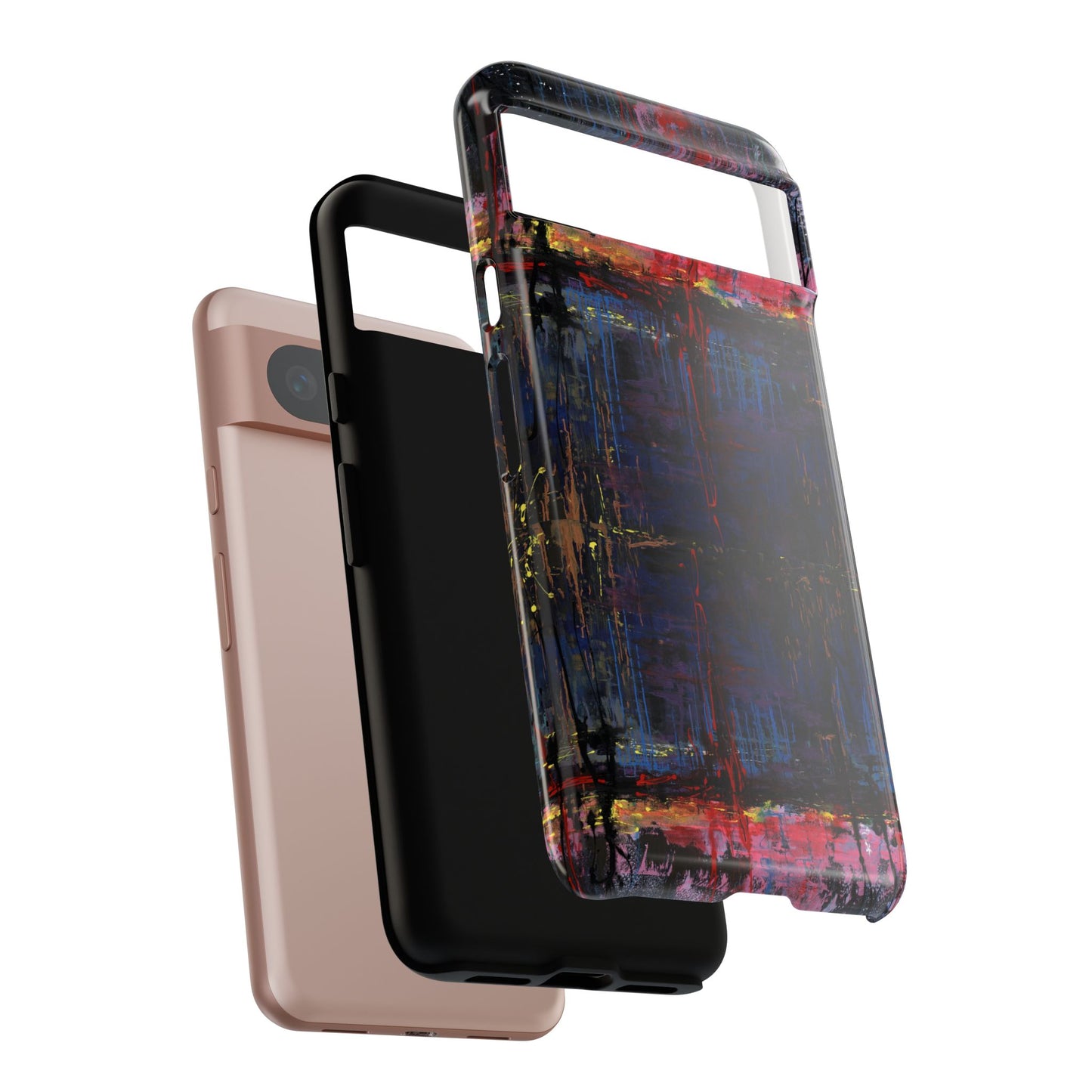Artistic Tough Cases - Colorful Abstract Phone Case for Creative Souls- Illumination Image
