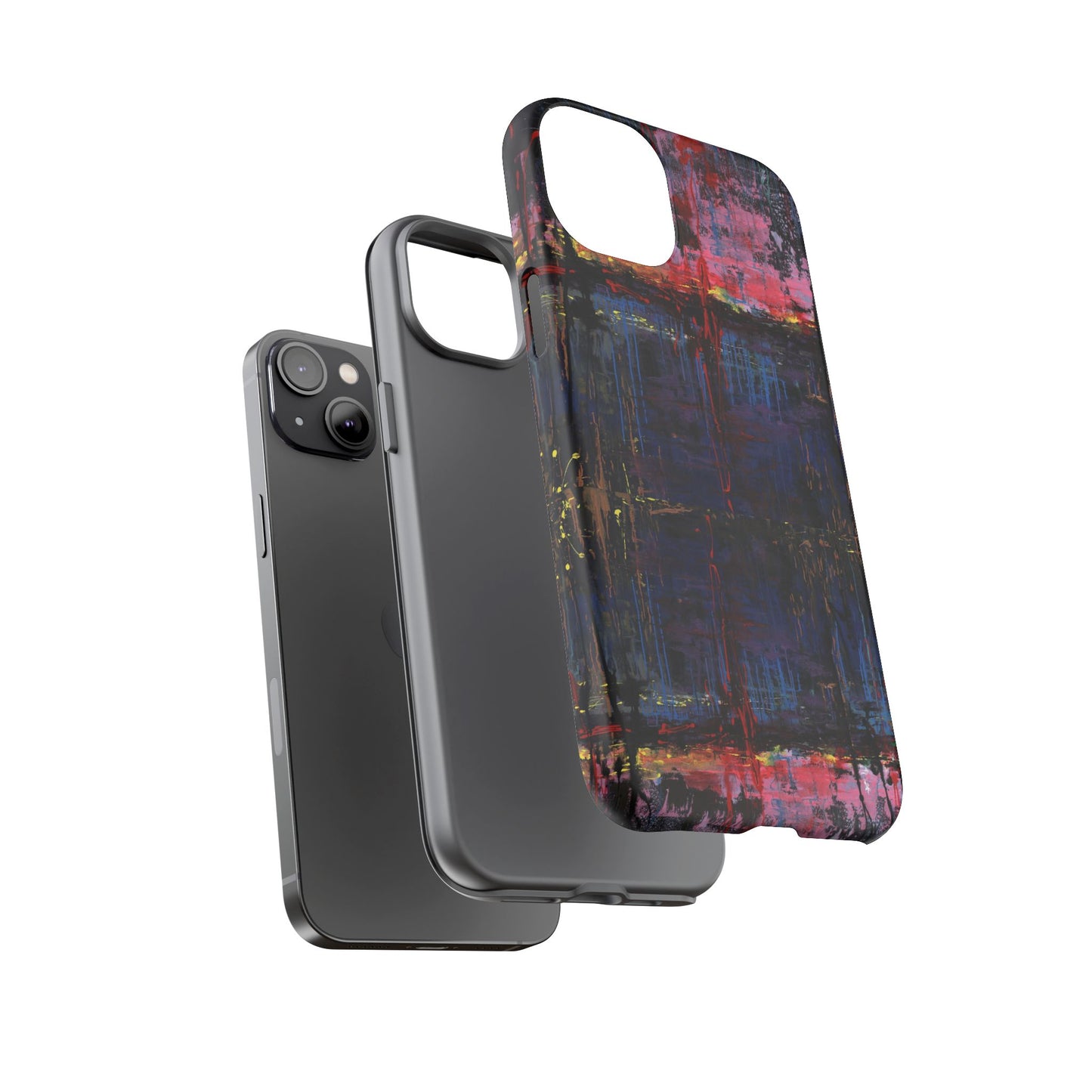 Artistic Tough Cases - Colorful Abstract Phone Case for Creative Souls- Illumination Image