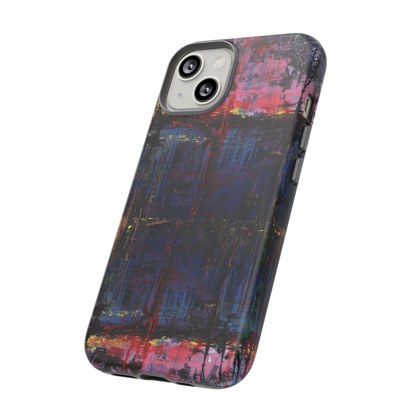 Artistic Tough Cases - Colorful Abstract Phone Case for Creative Souls- Illumination Image