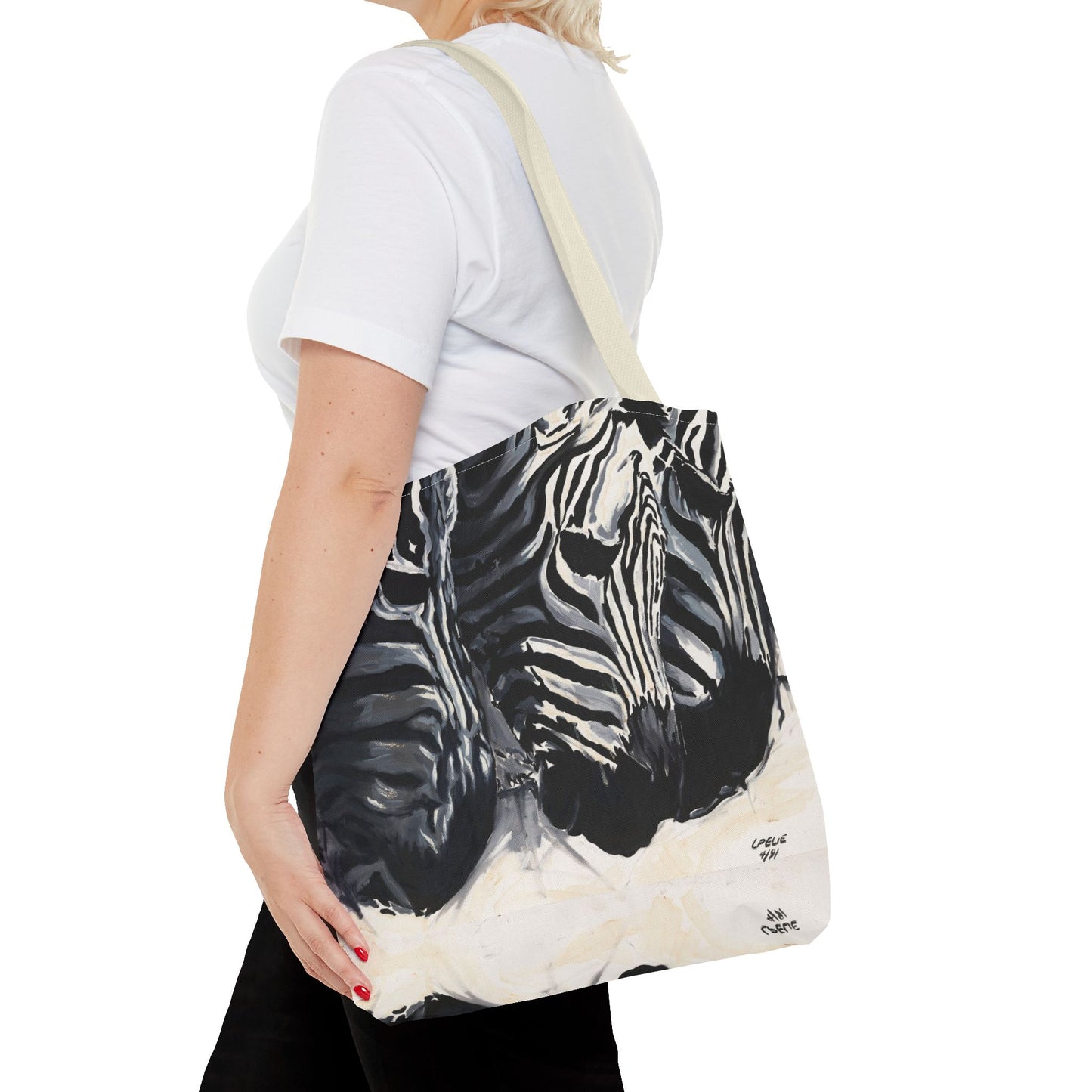 The Baby Zebras Image- Tote Bag