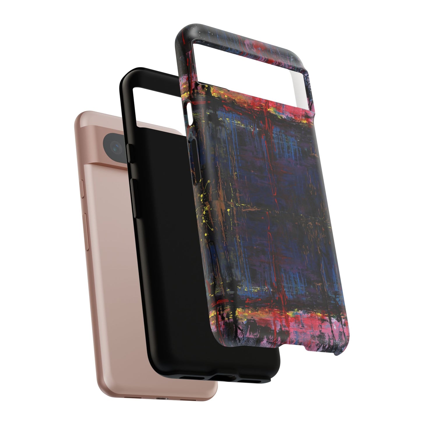 Artistic Tough Cases - Colorful Abstract Phone Case for Creative Souls- Illumination Image