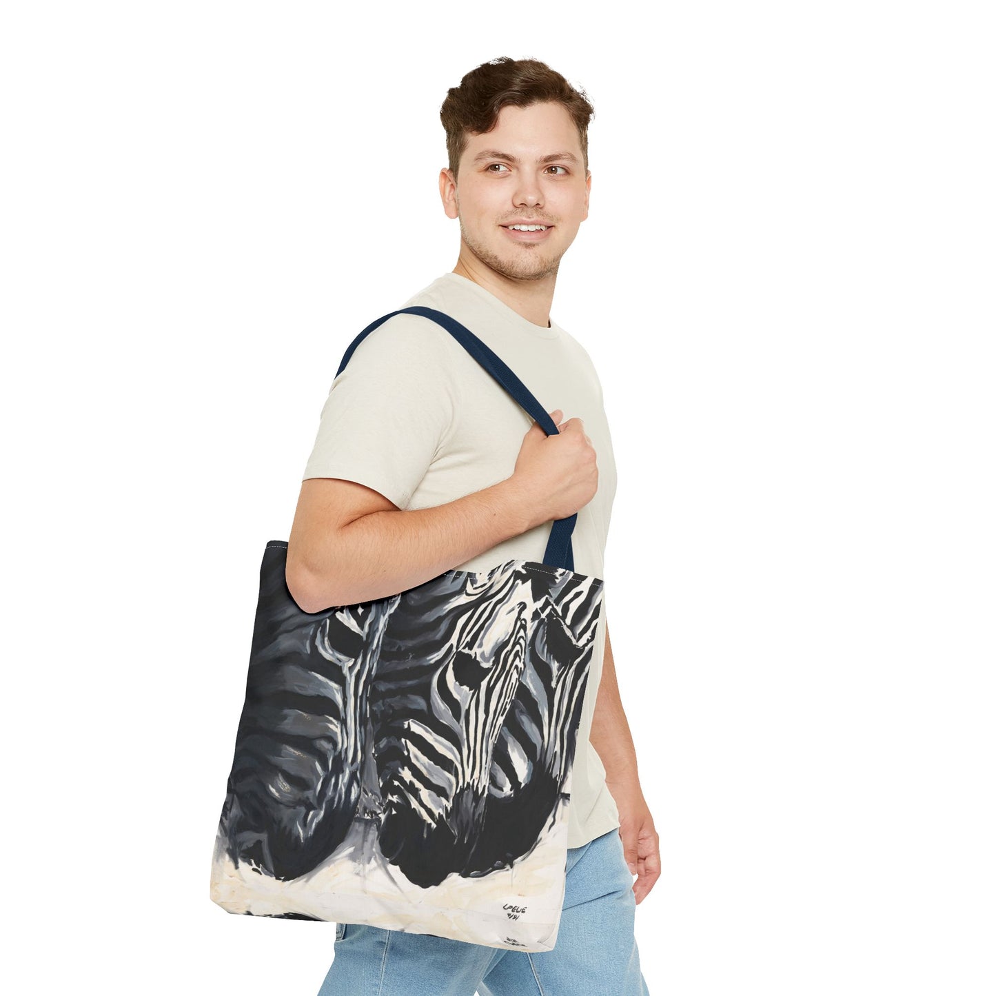 The Baby Zebras Image- Tote Bag