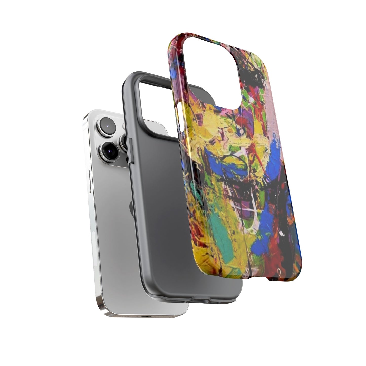Vibrant Abstract Phone Case - Tough Cases for Bold Individuals