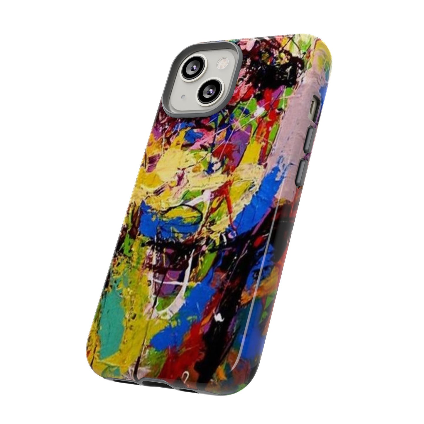 Vibrant Abstract Phone Case - Tough Cases for Bold Individuals